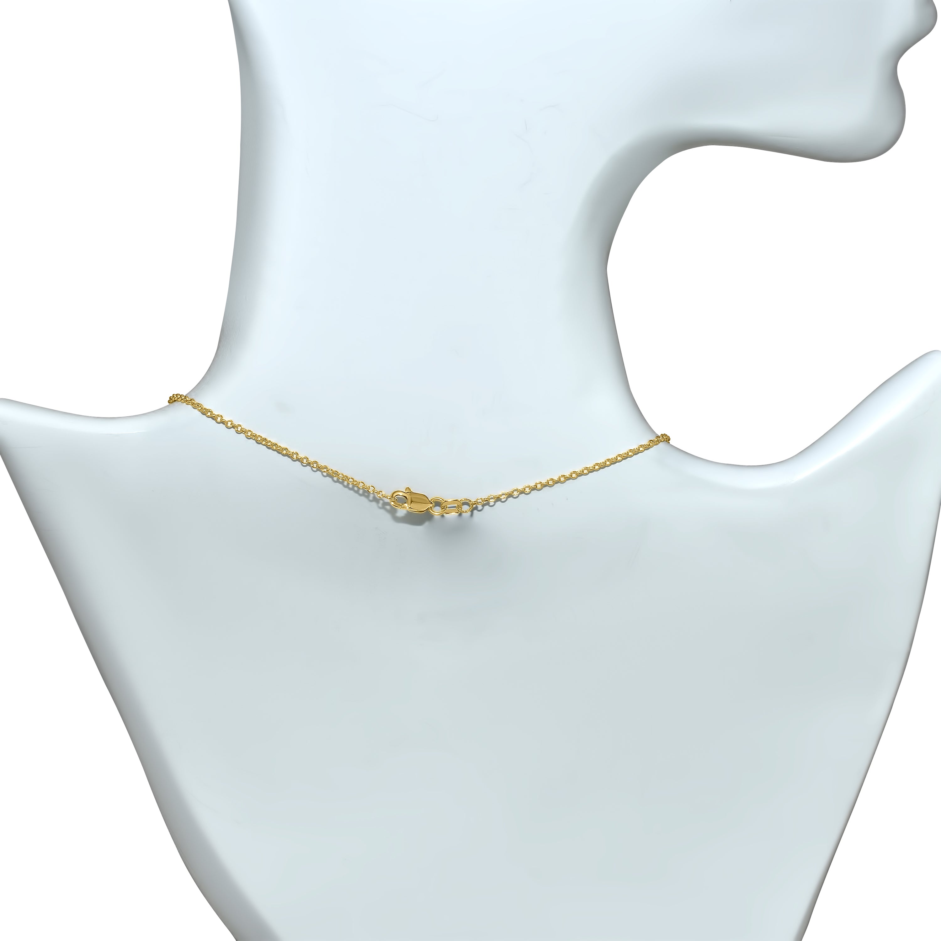 14k Jade Dragon Rectangle Pendant Necklace 17"