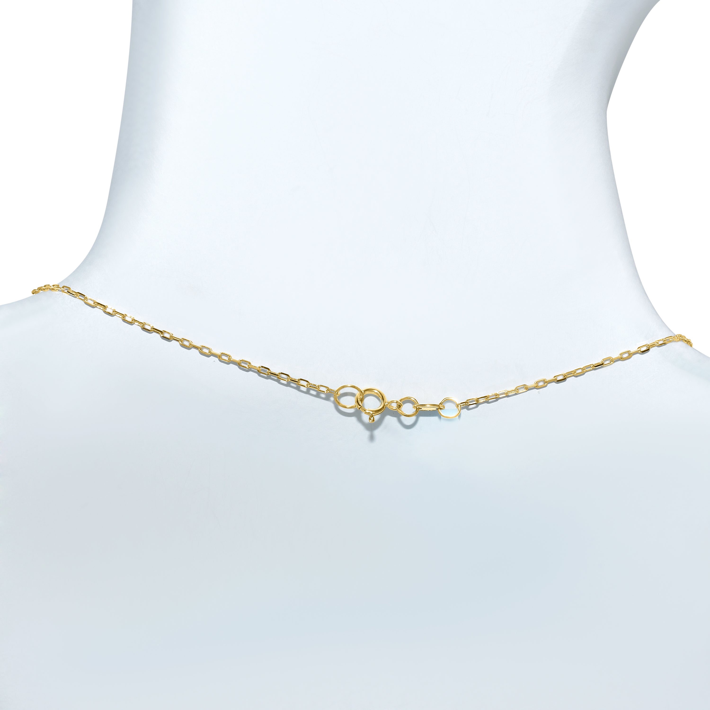 14k Nephrite Jade Round Pendant Necklace