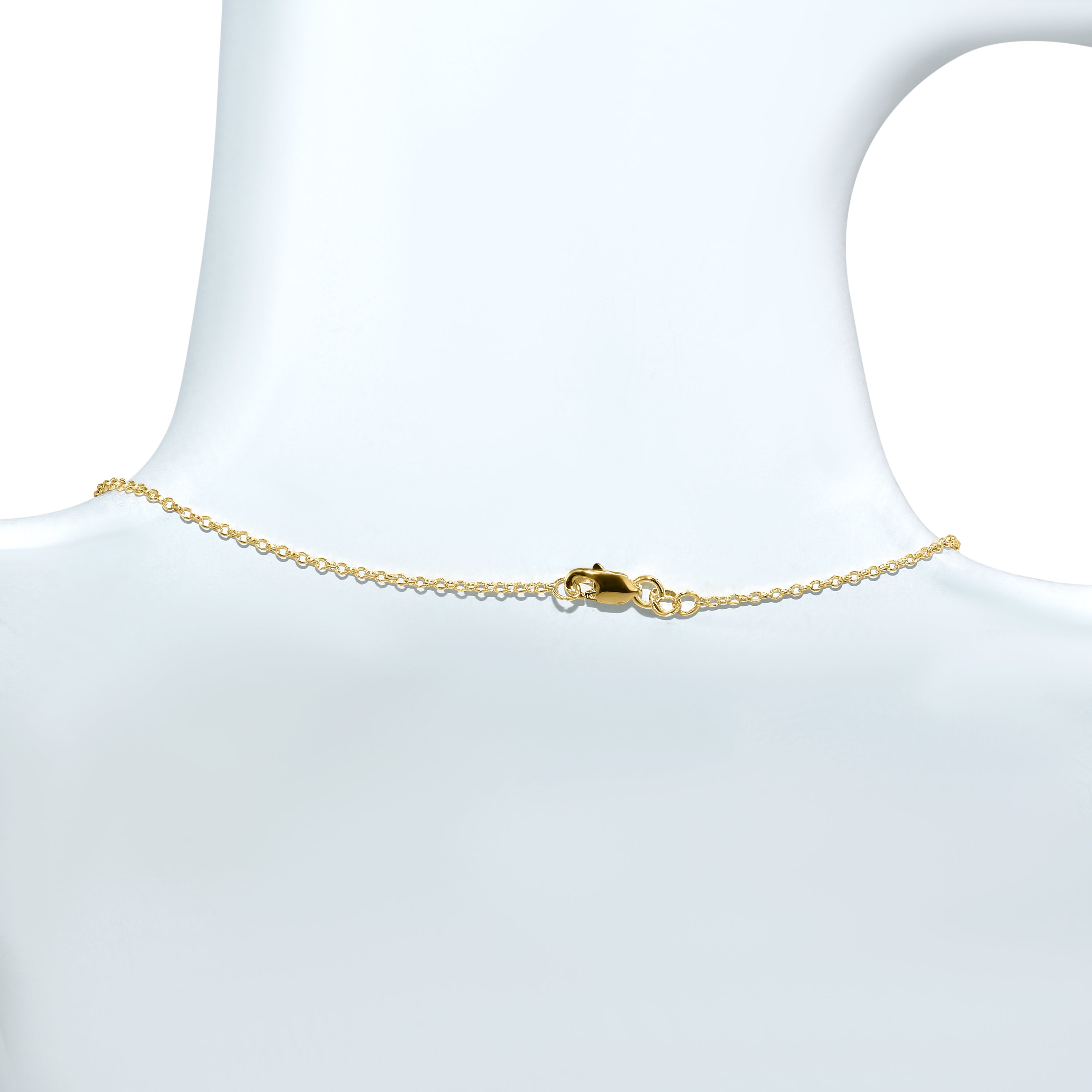 14k Blue Topaz Amethyst Pendant Necklace