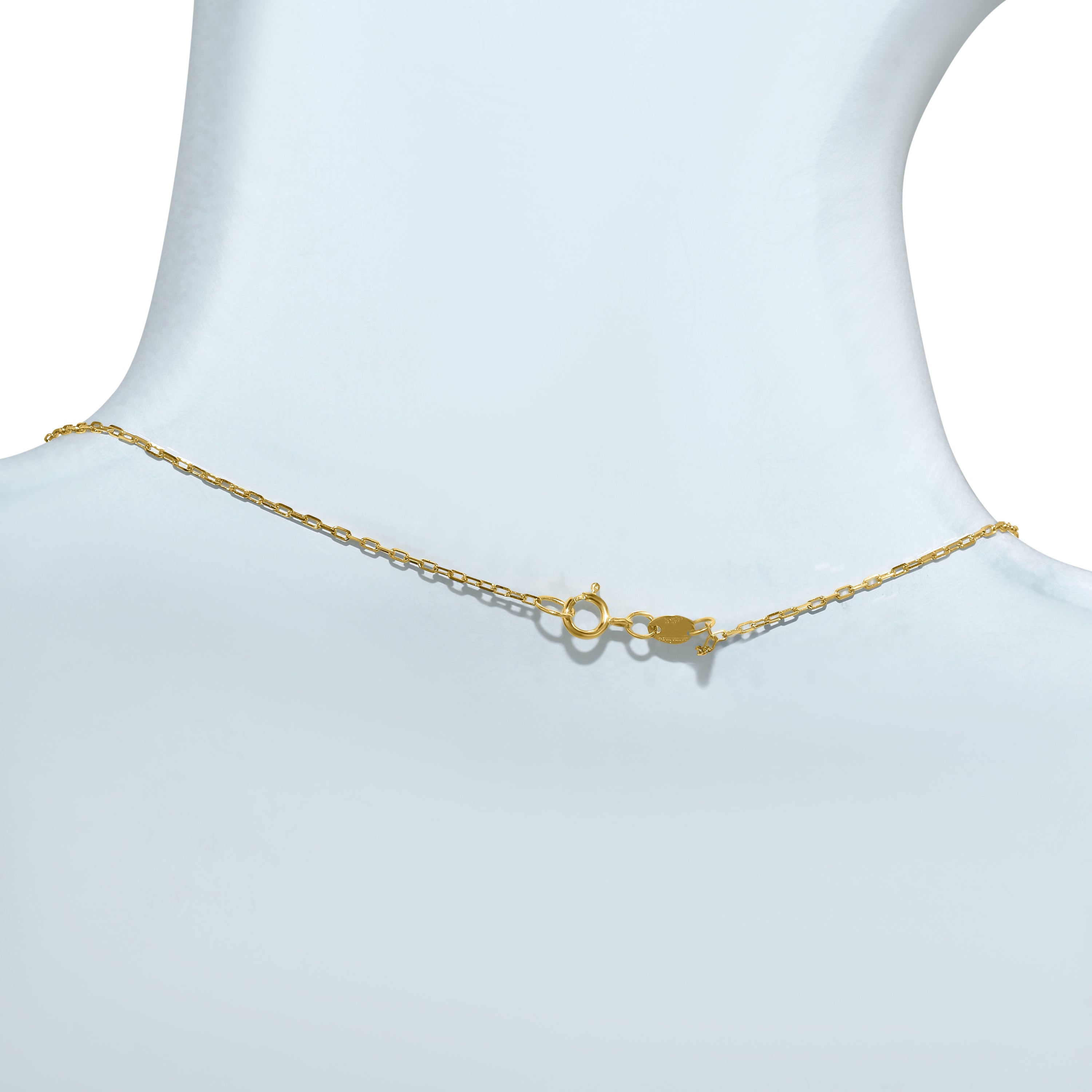 14k Citrine Coin Pendant Necklace
