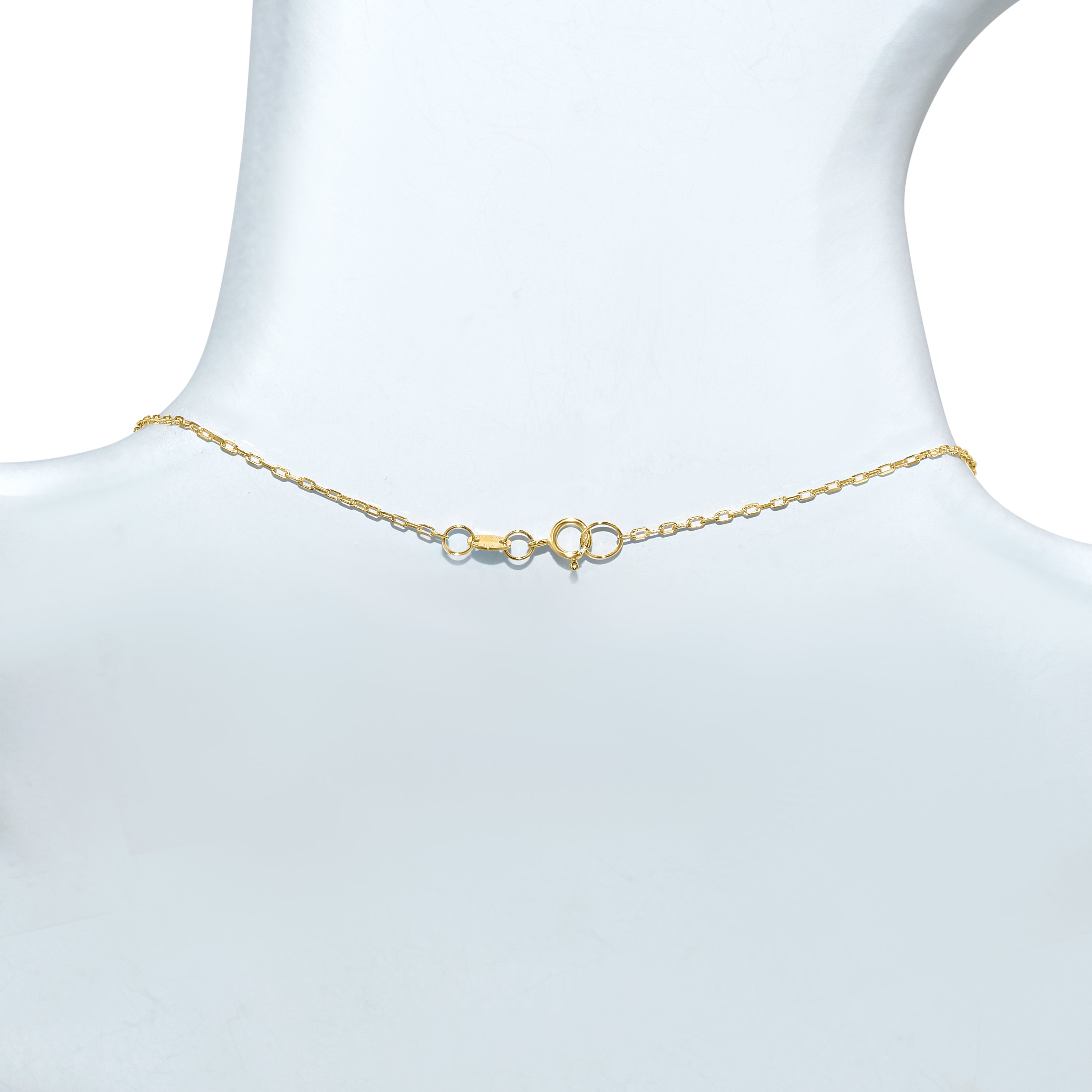 14k Amethyst Cushion Pendant Necklace