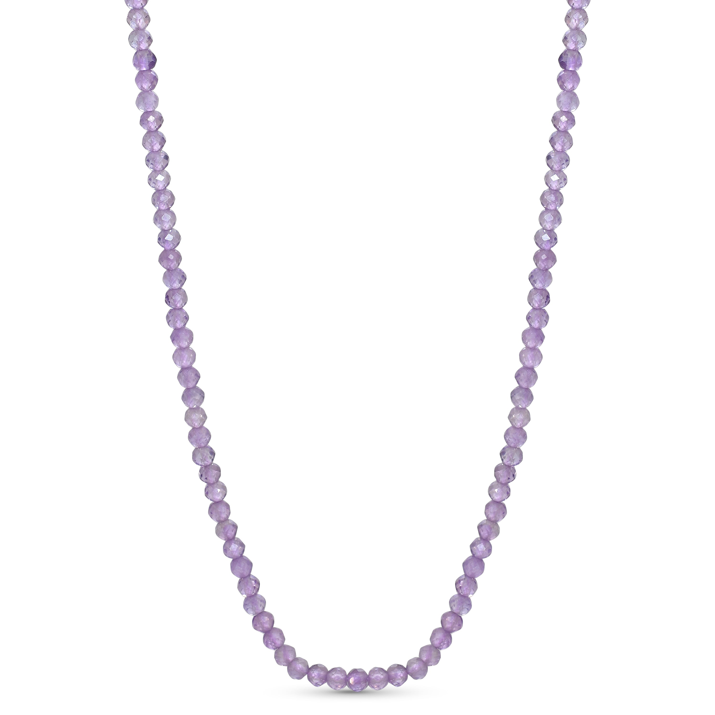 14k Faceted Round Bead Necklace