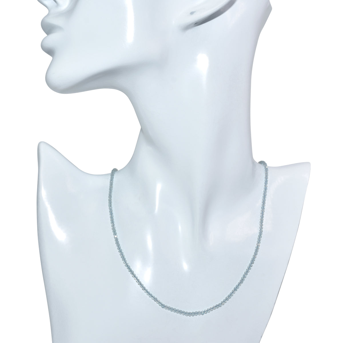 14k Faceted Round Bead Necklace