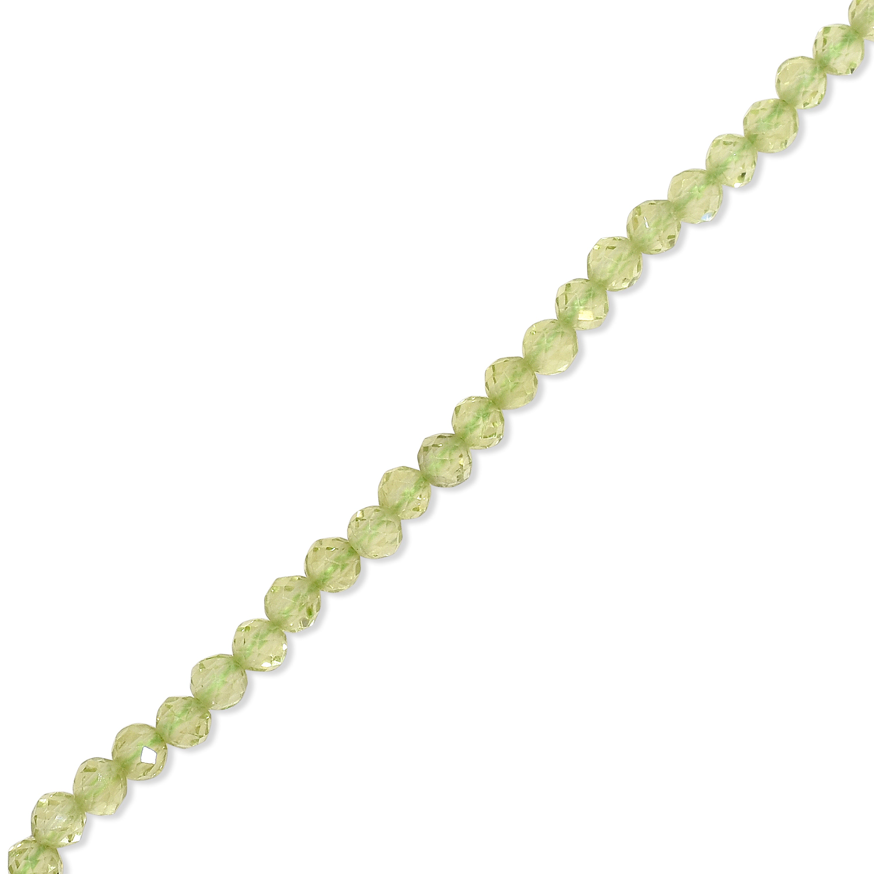 14k Faceted Round Bead Necklace