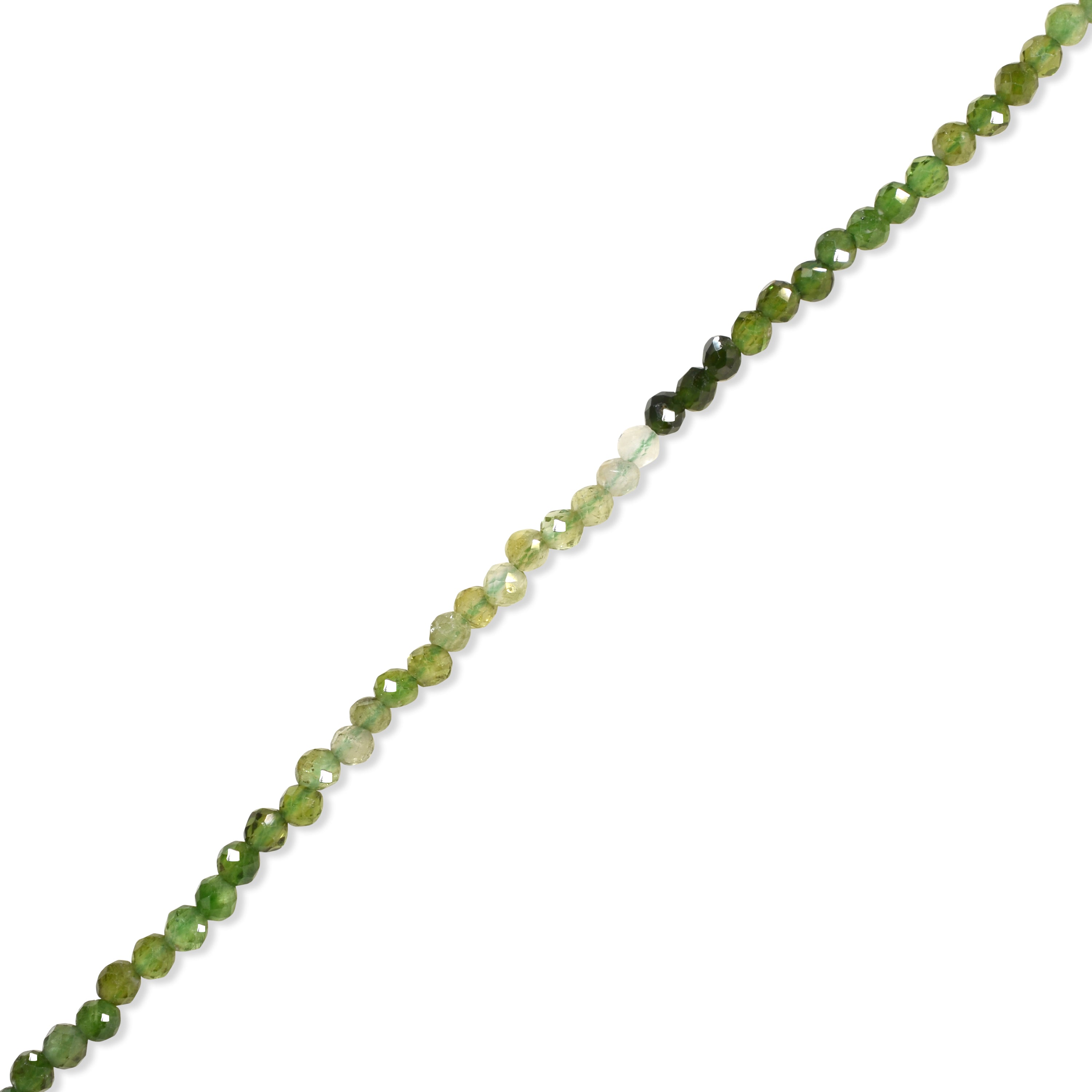 14k Faceted Round Bead Necklace