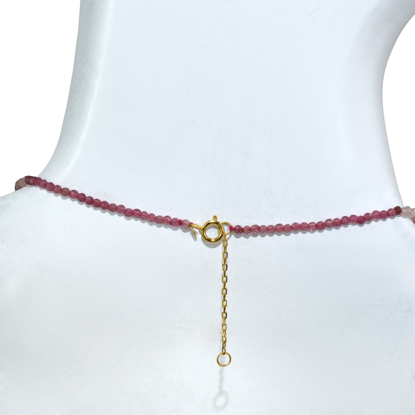 14k Pink Tourmaline with Pendant Necklace