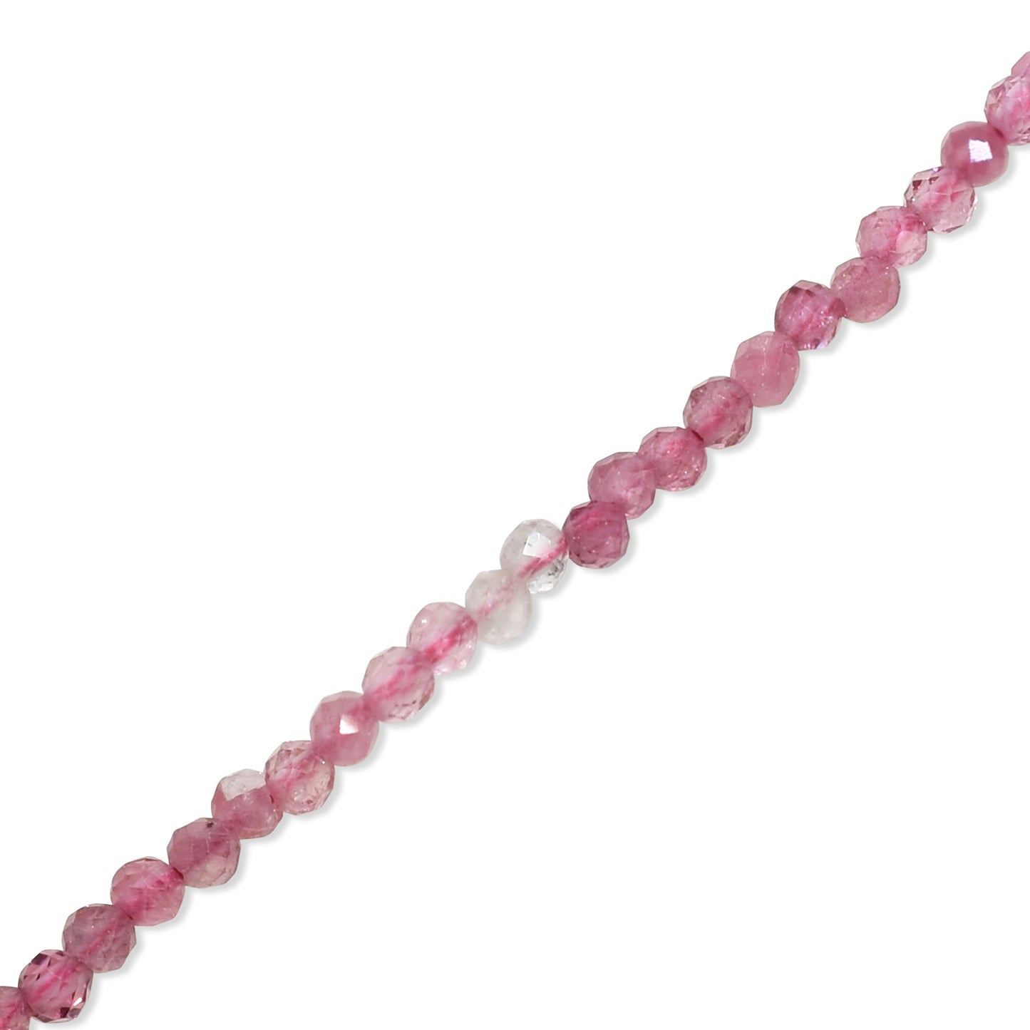14k Yellow Faceted Round Bead Necklace