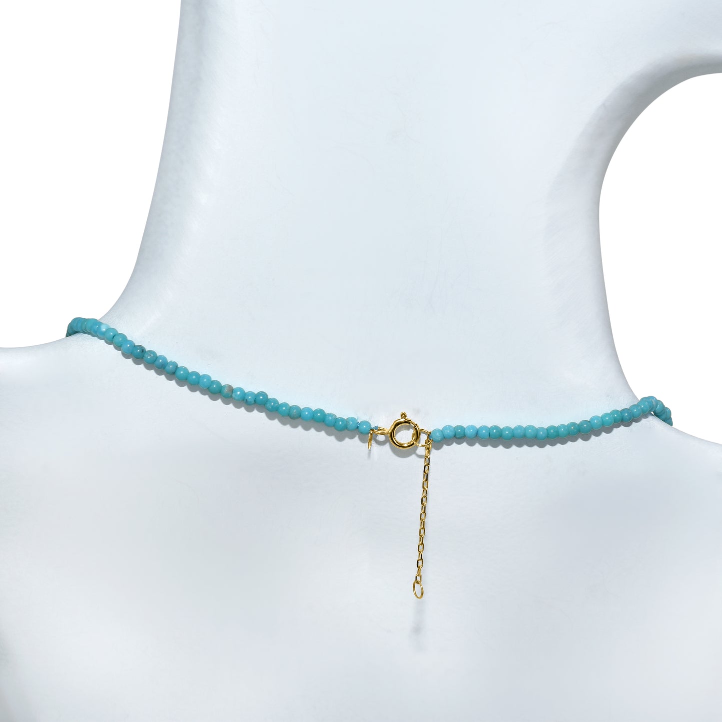 14k Turquoise Bead Necklace