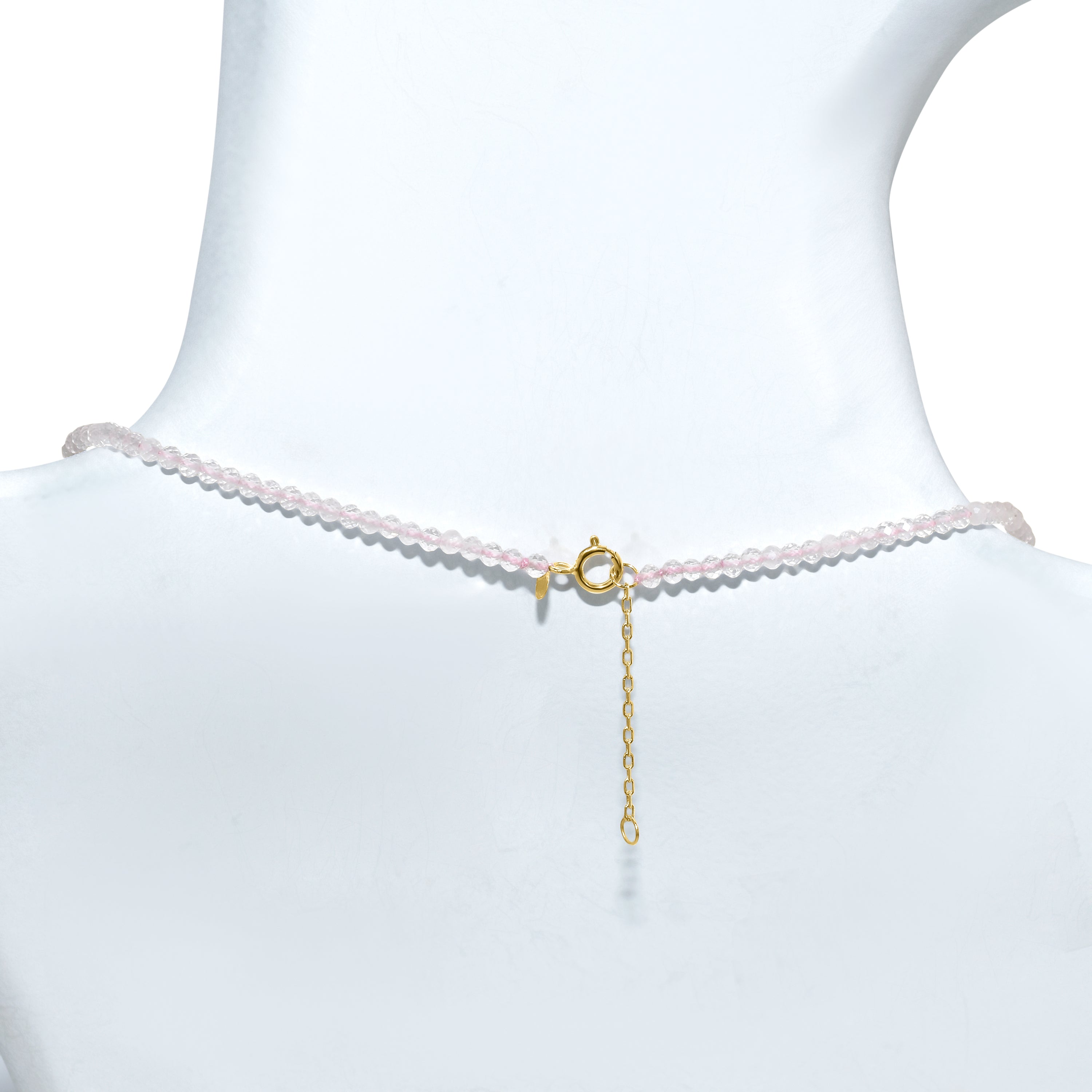 14k Faceted Round Bead Necklace