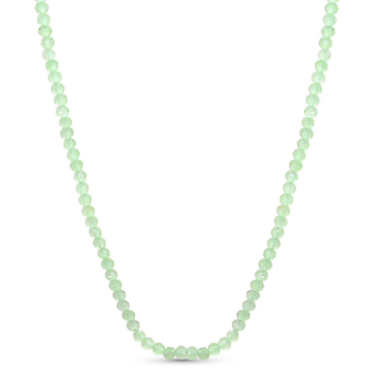 14k Faceted Round Bead Necklace