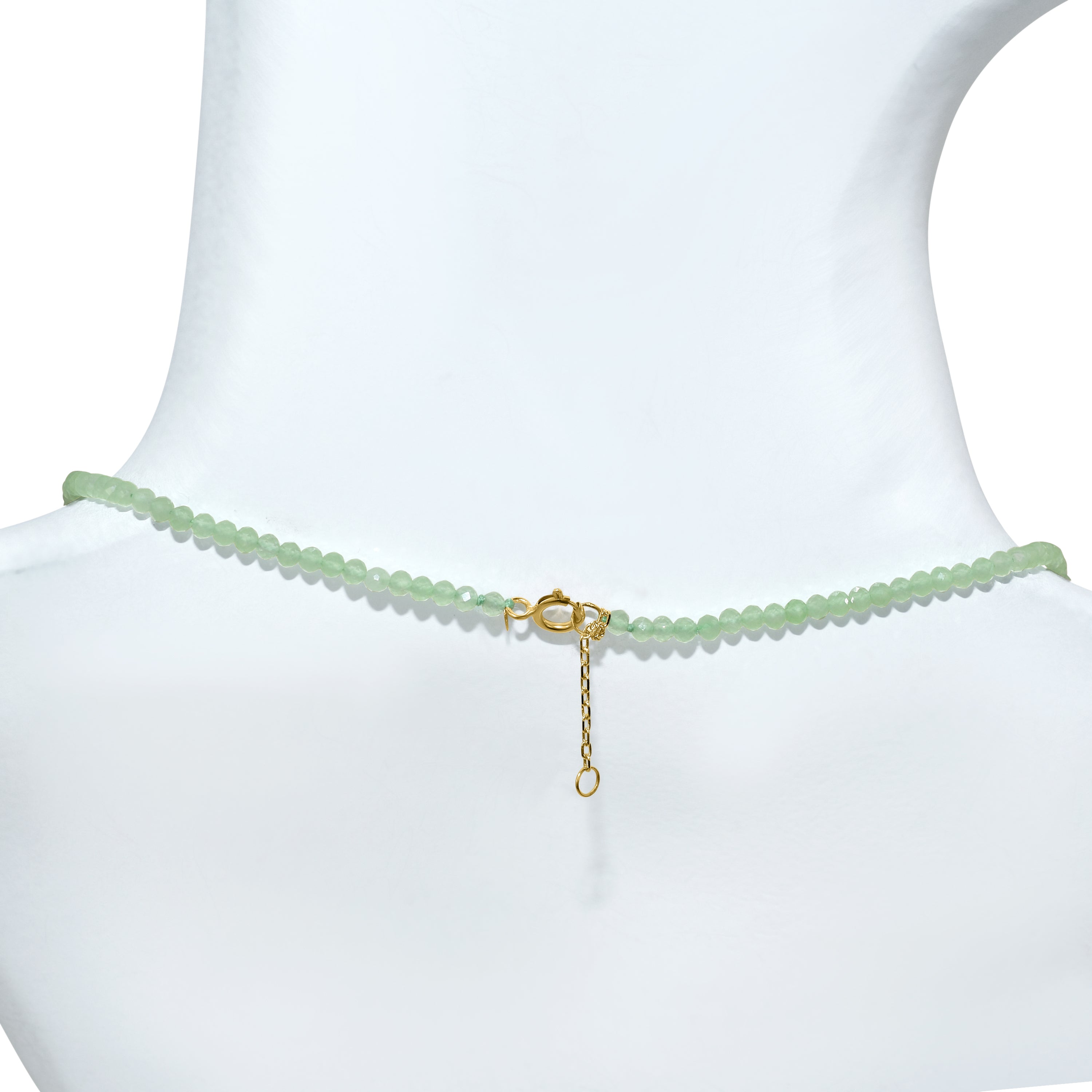 14k Faceted Round Bead Necklace