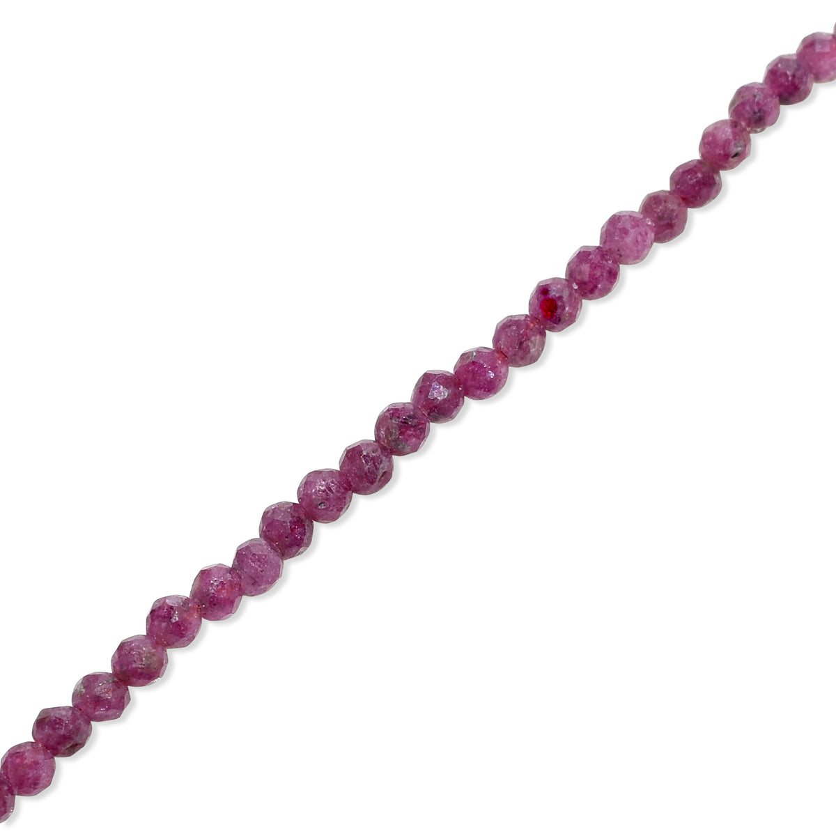 14k Faceted Round Bead Necklace