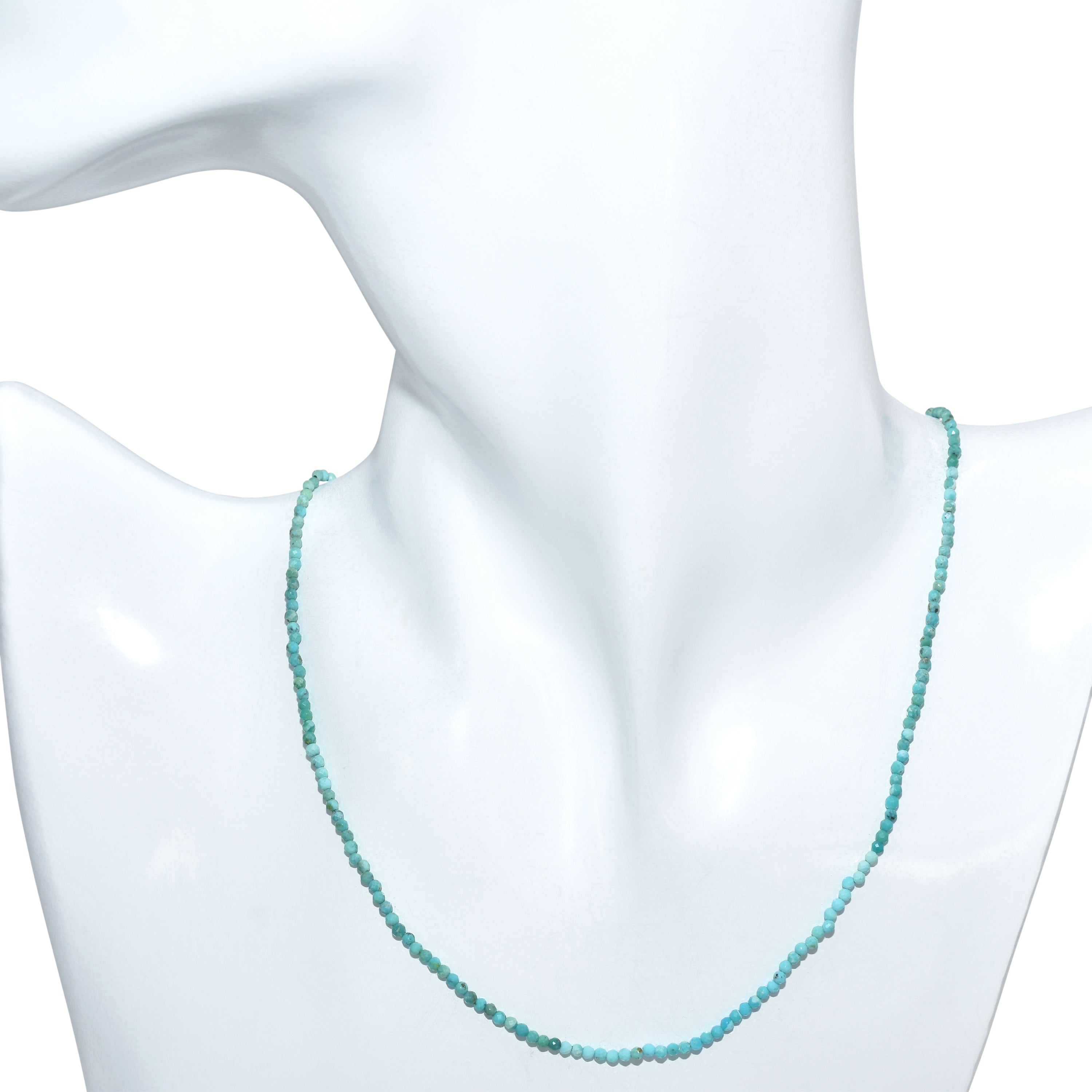 14k Faceted Round Bead Necklace