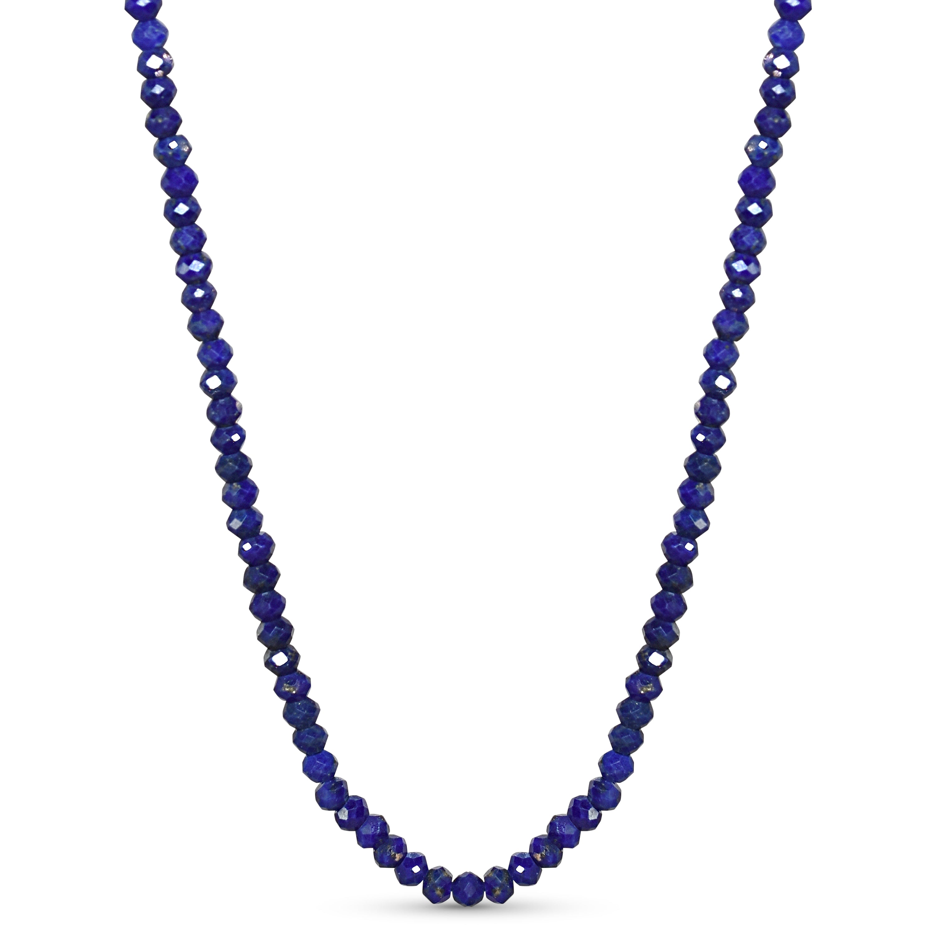 14k Faceted Round Bead Necklace