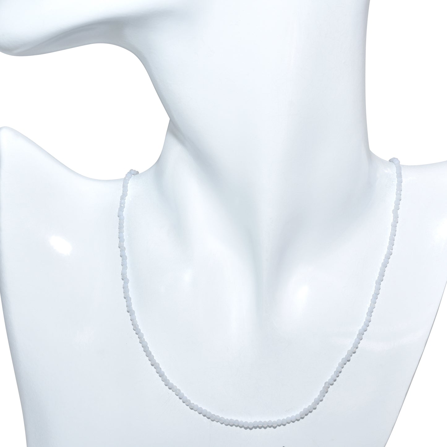 14k Yellow Faceted Round Bead Necklace
