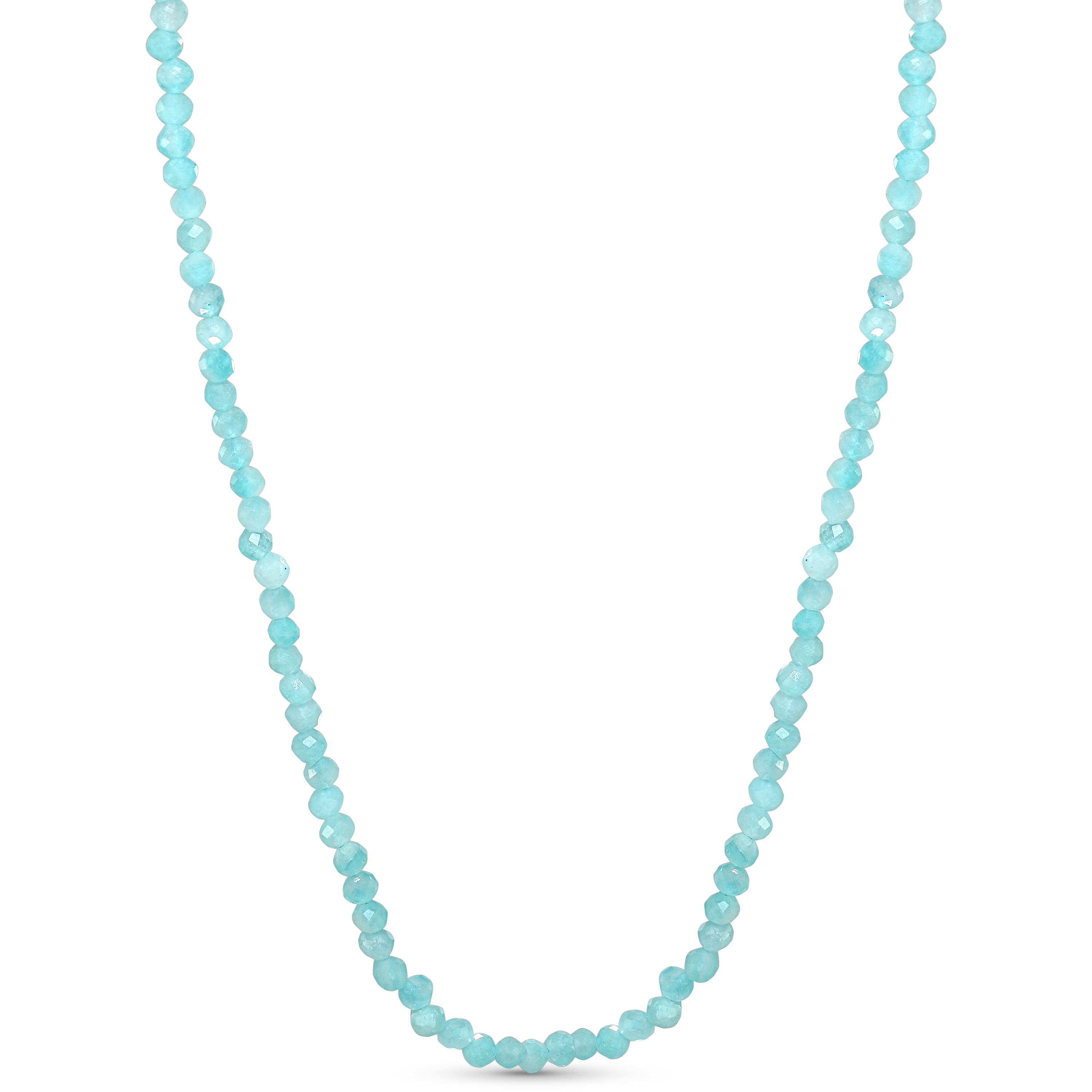 14k Faceted Round Bead Necklace