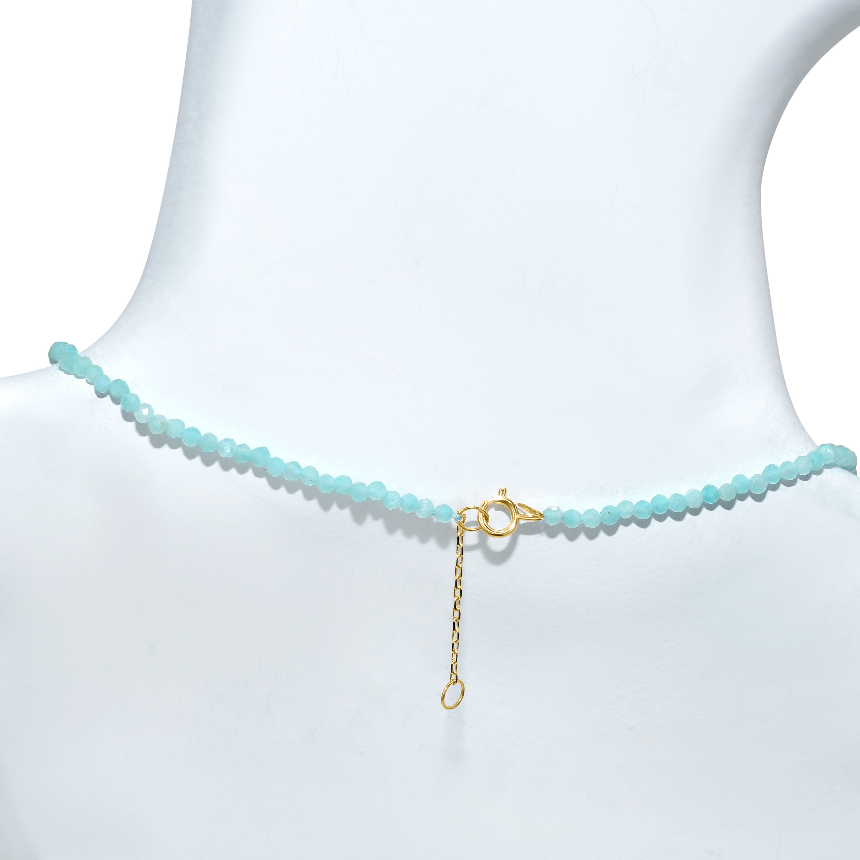 14k Faceted Round Bead Necklace