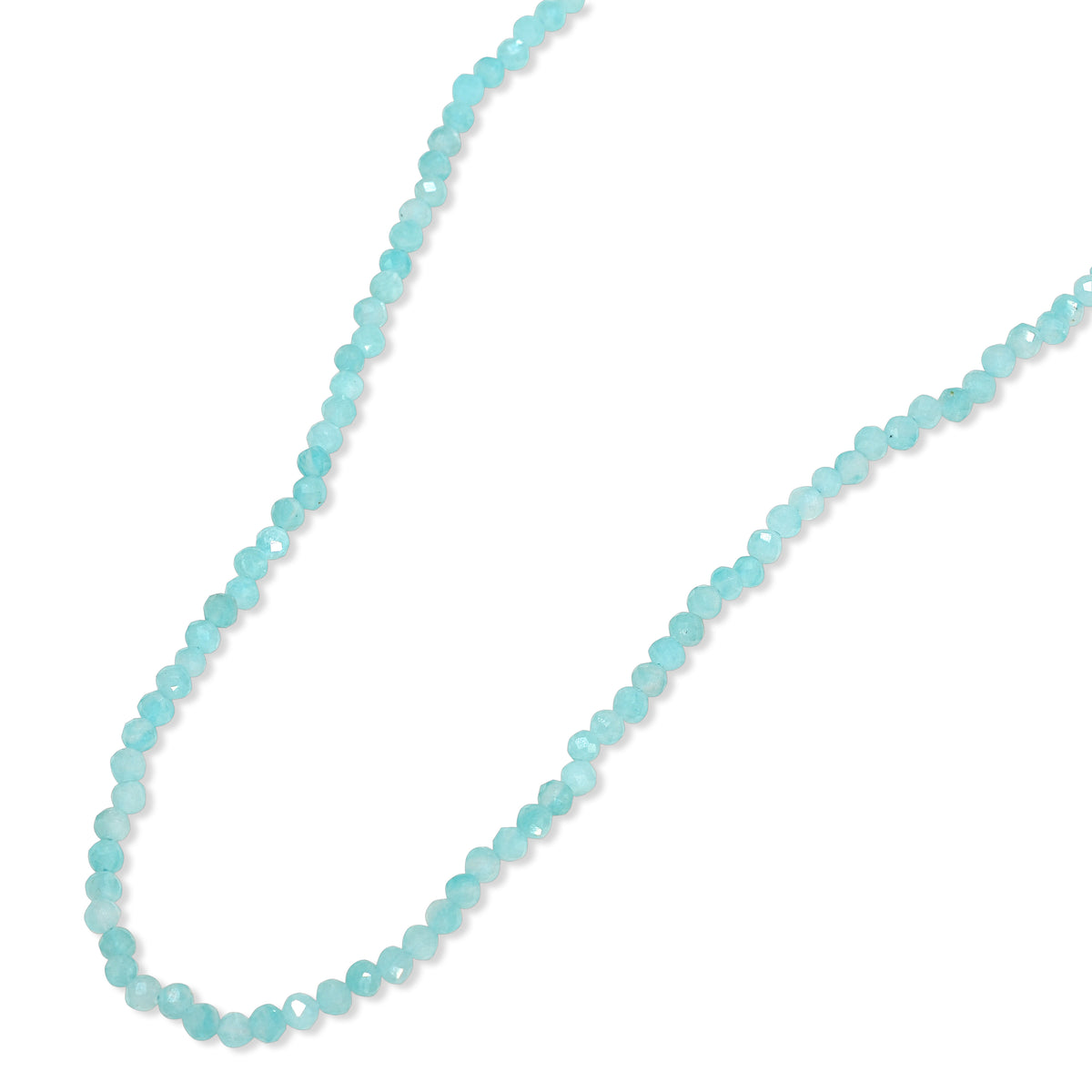 14k Faceted Round Bead Necklace