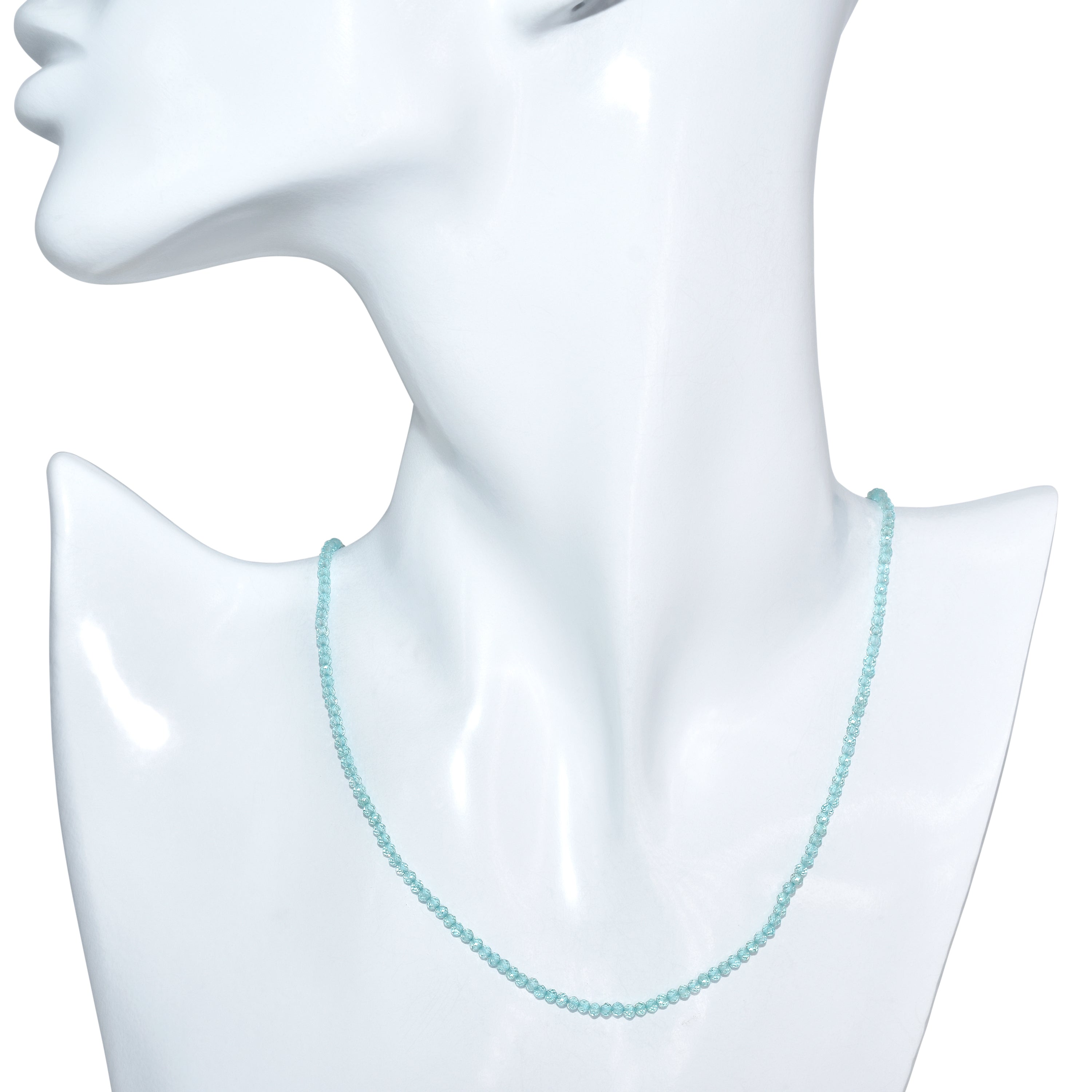 14k Faceted Round Bead Necklace