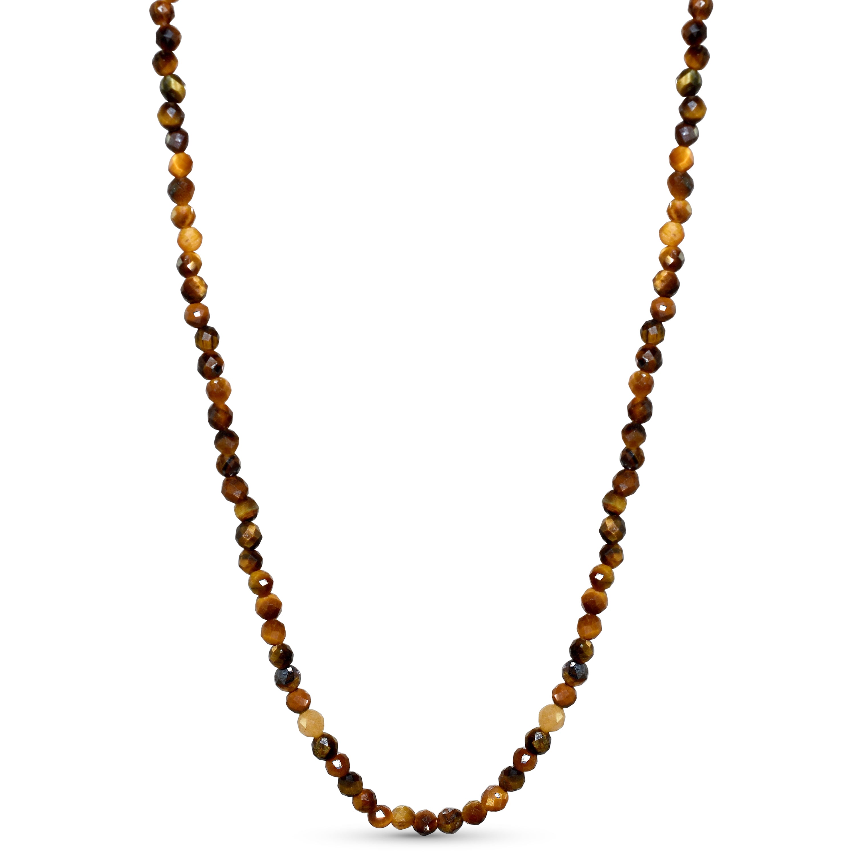 14k Faceted Round Bead Necklace