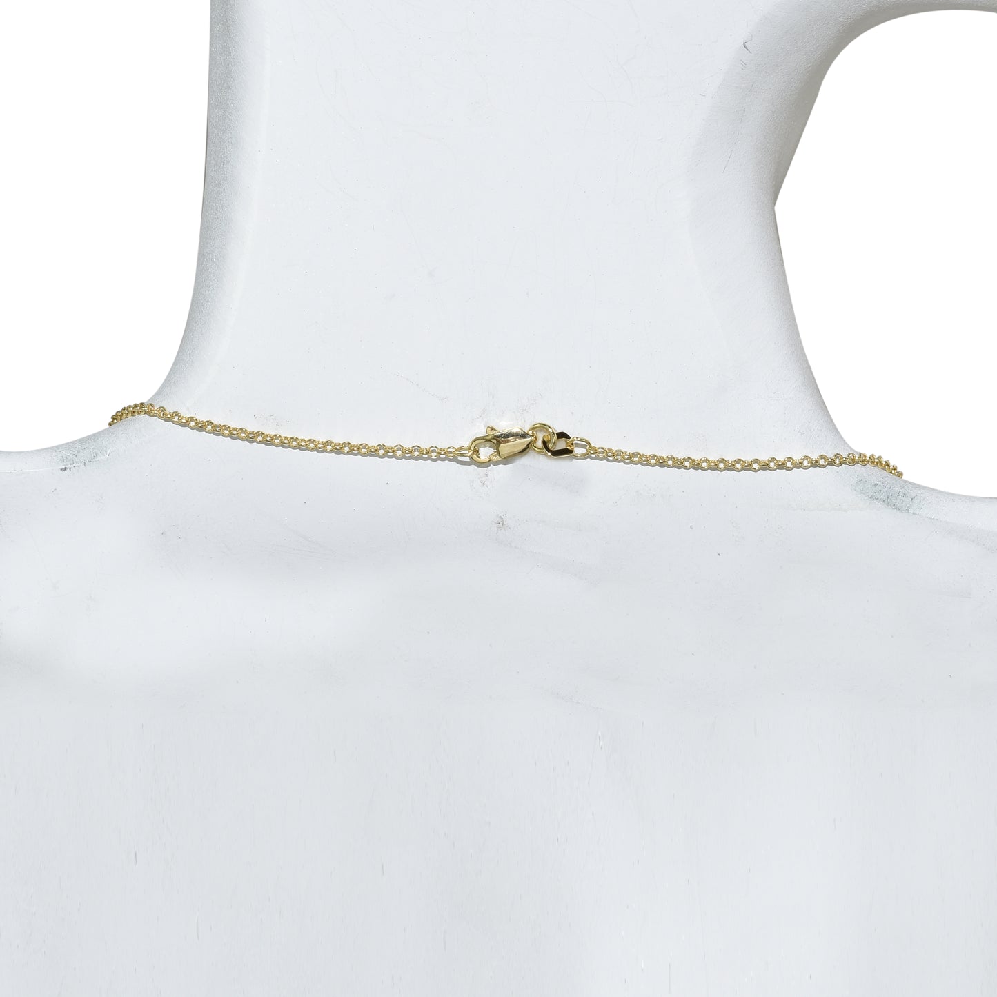 14k Mother of Pearl 2 Face Clover Necklace