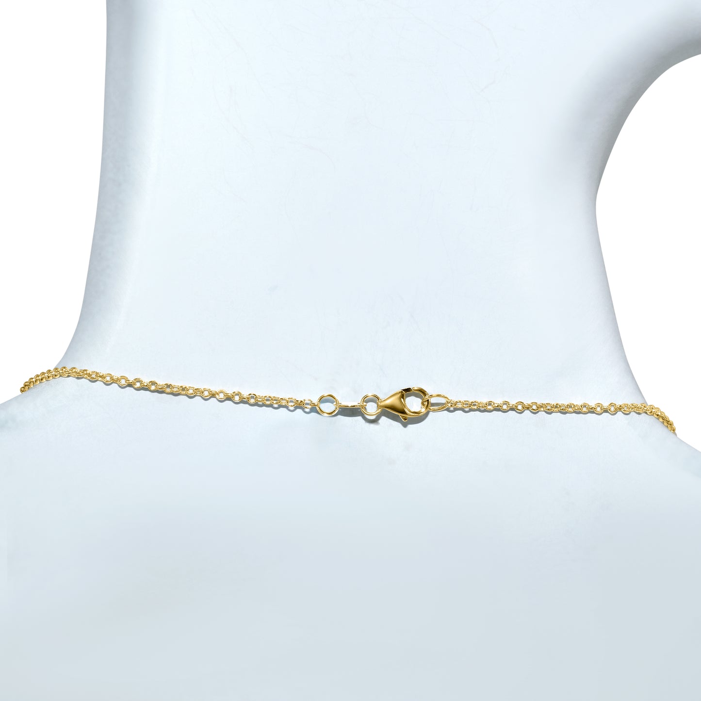 14k Swiss Blue Topaz Turquoise 7 Station Necklace
