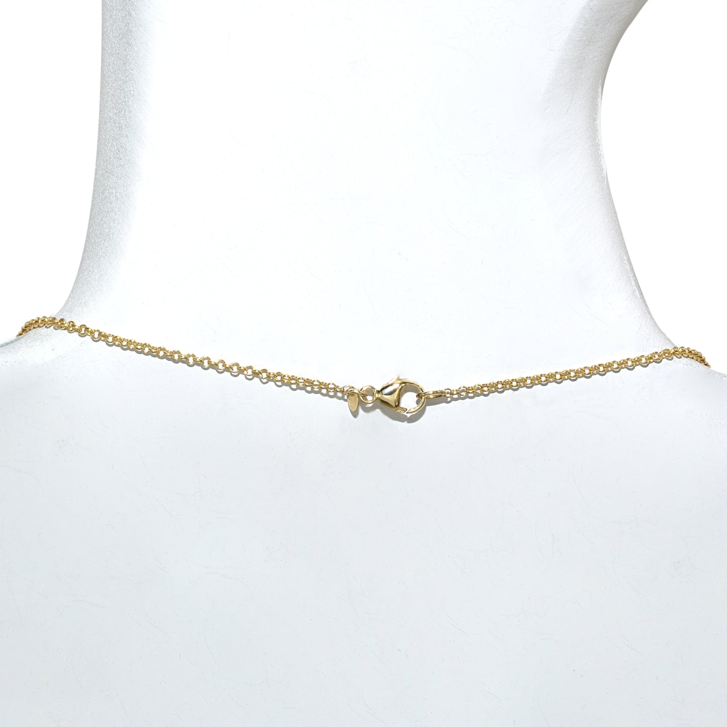 14k Citrine Smoky Quartz Coin Fancy Station Necklace