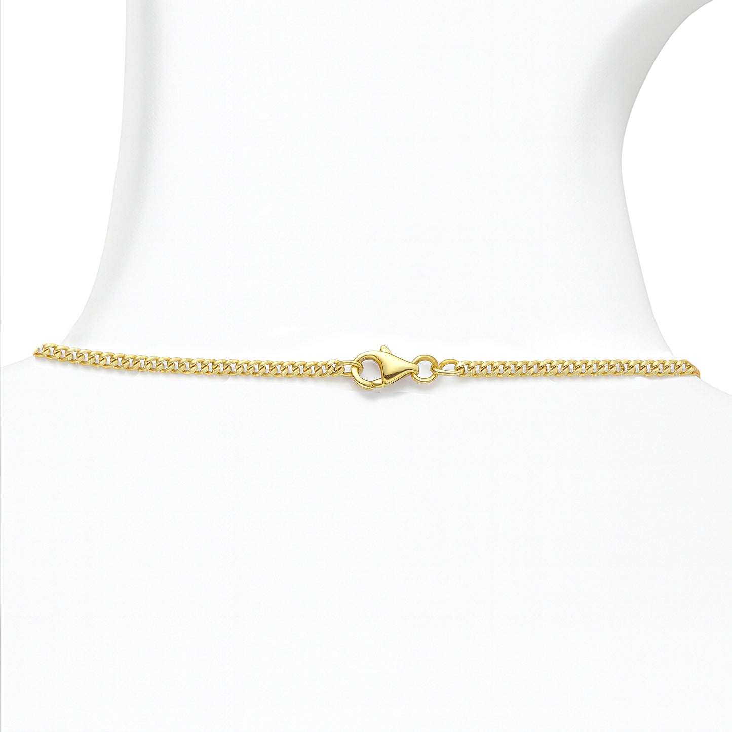 14k Sapphire Rectangle Bezel Necklace