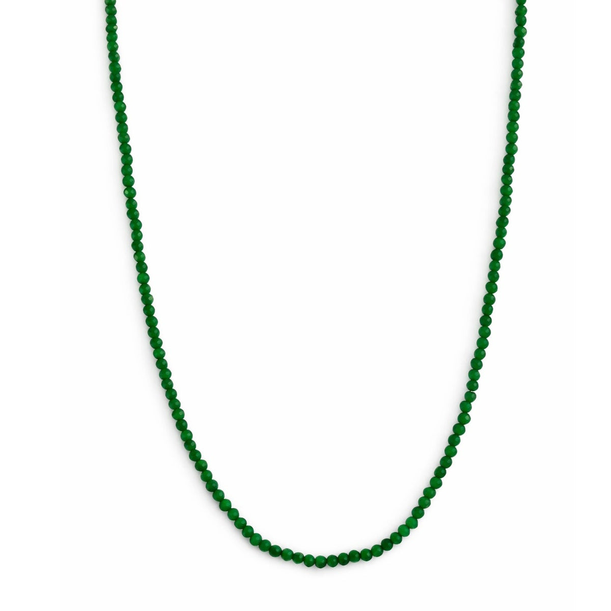 14k Faceted Round Bead Necklace