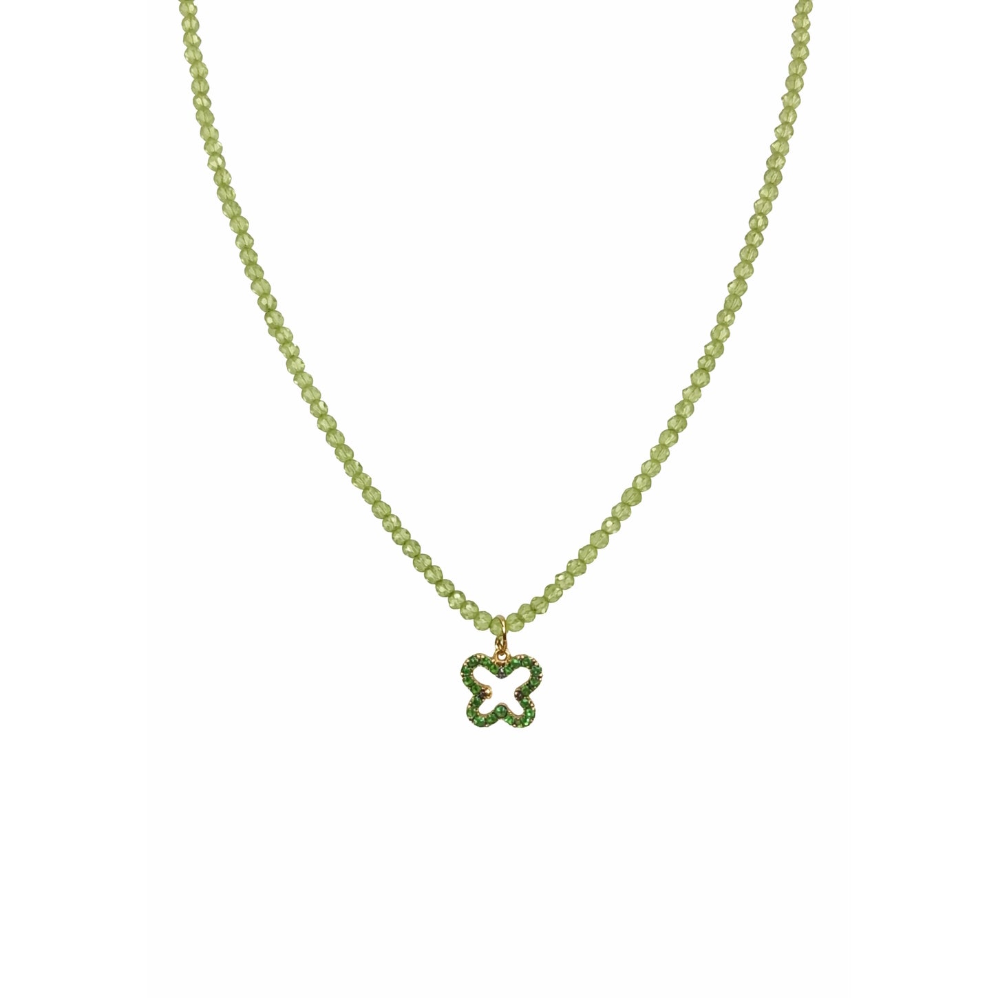 14k Gemstones Diamond Butterfly Necklace