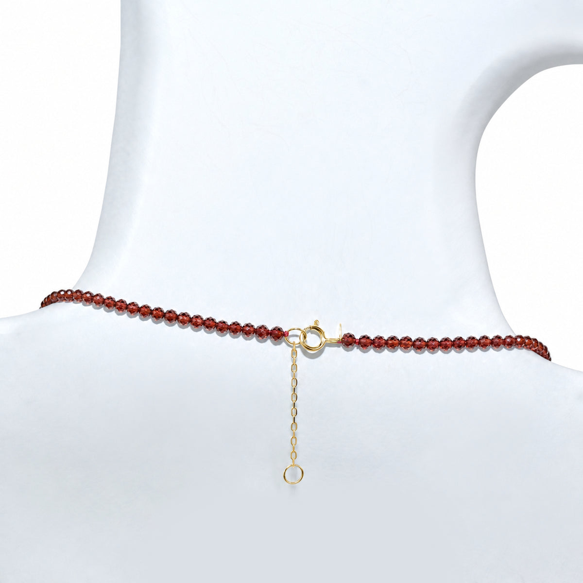 14k Faceted Round Bead Necklace