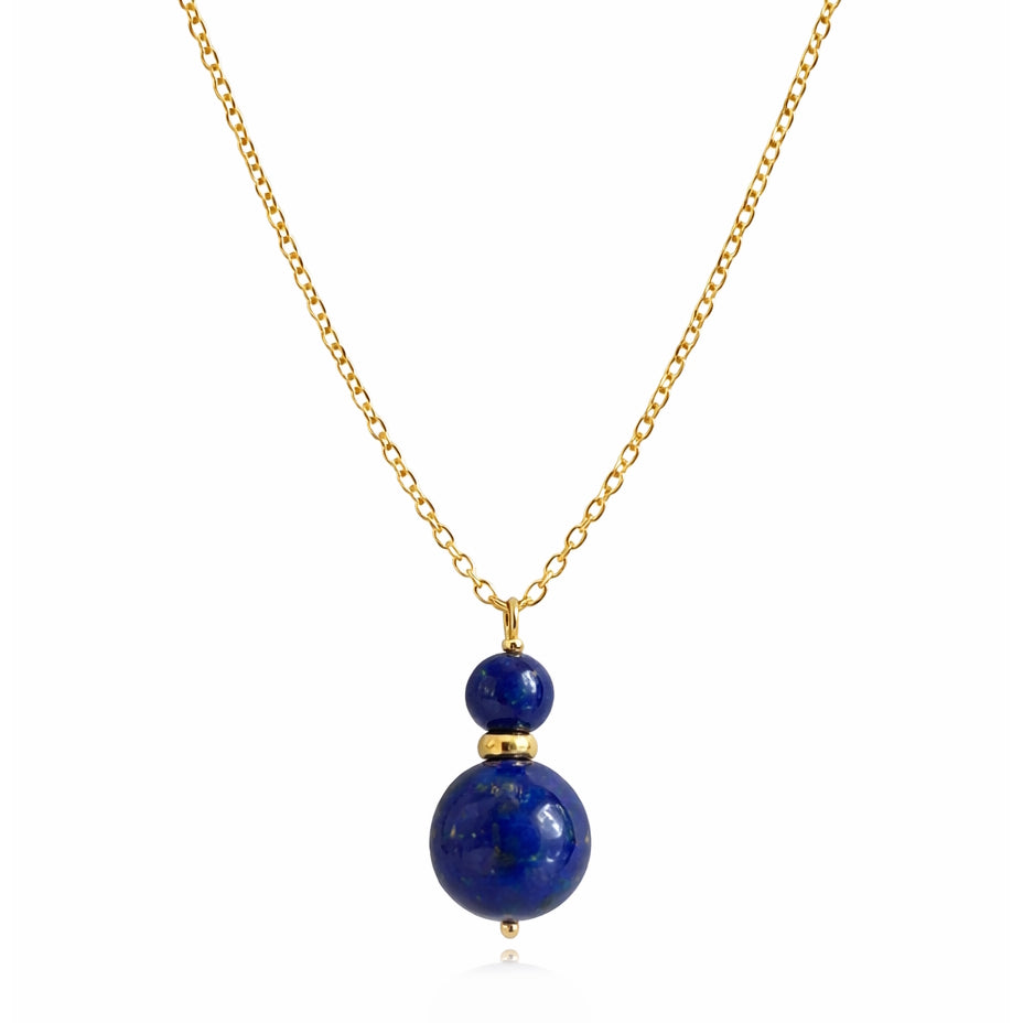 14k Lapis Pendant Necklace