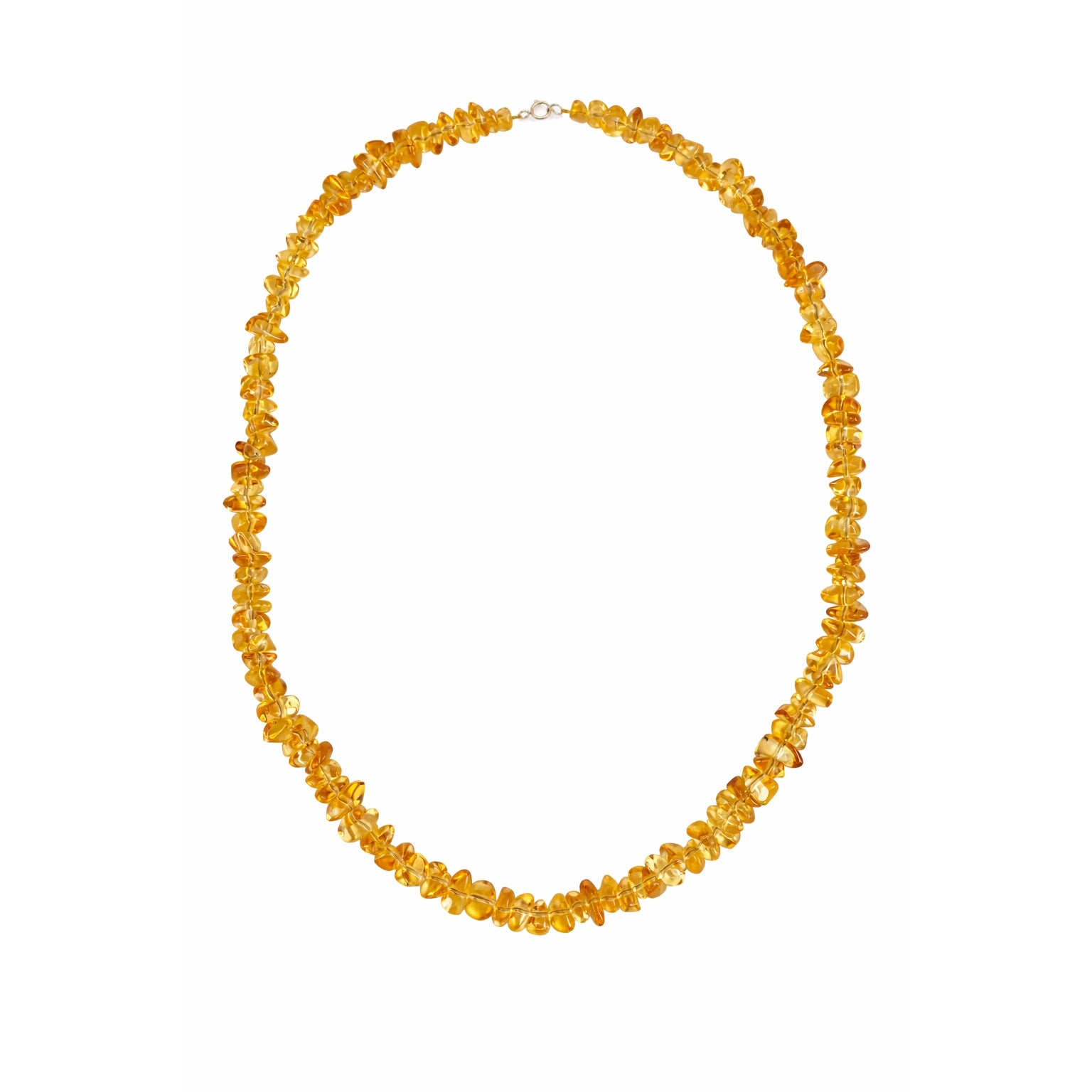 14k Citrine Smooth Chips Necklace