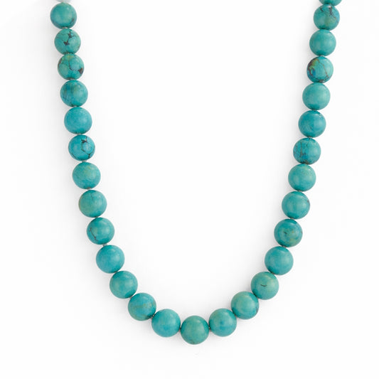 14k Turquoise Knotted Necklace