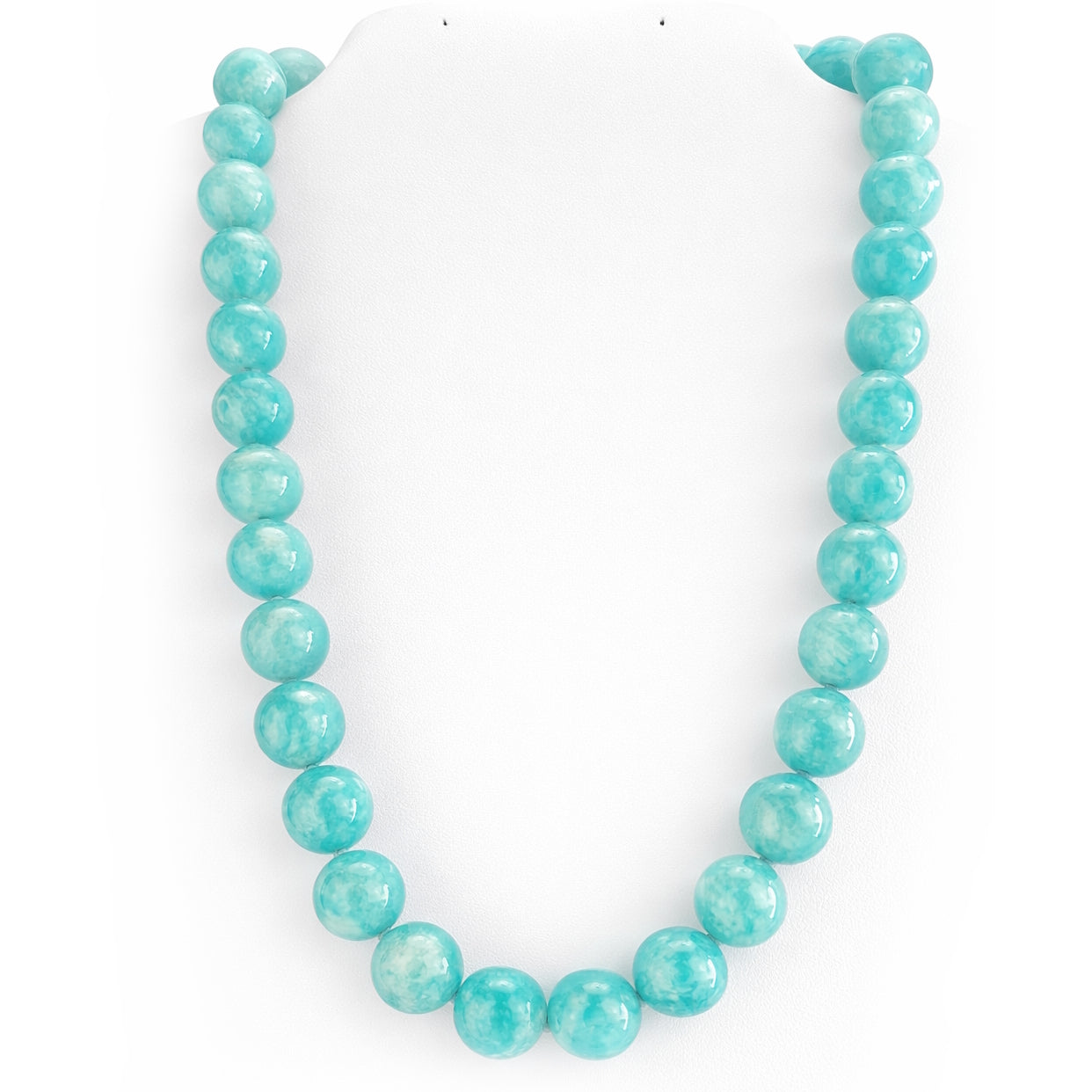 14k Amazonite Knotted Necklace