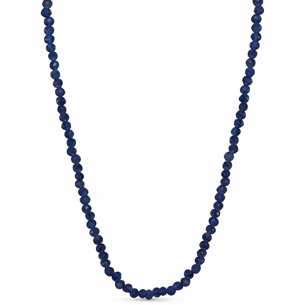 14k Faceted Round Bead Necklace