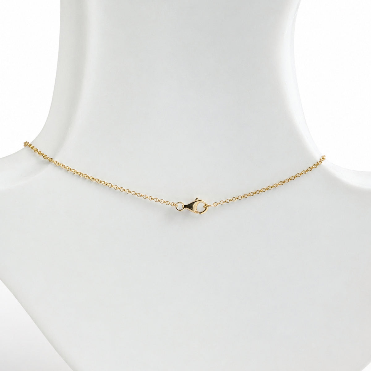 14k Tsavorite Bar Pendant Necklace