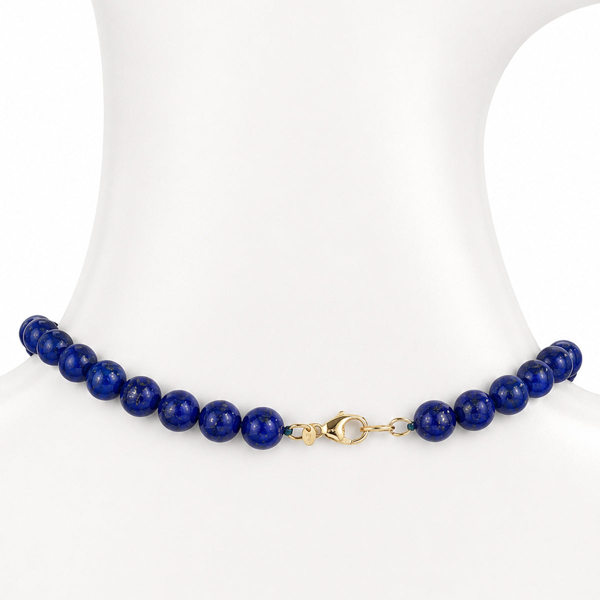 14k Lapis with Dragon Pendant Necklace