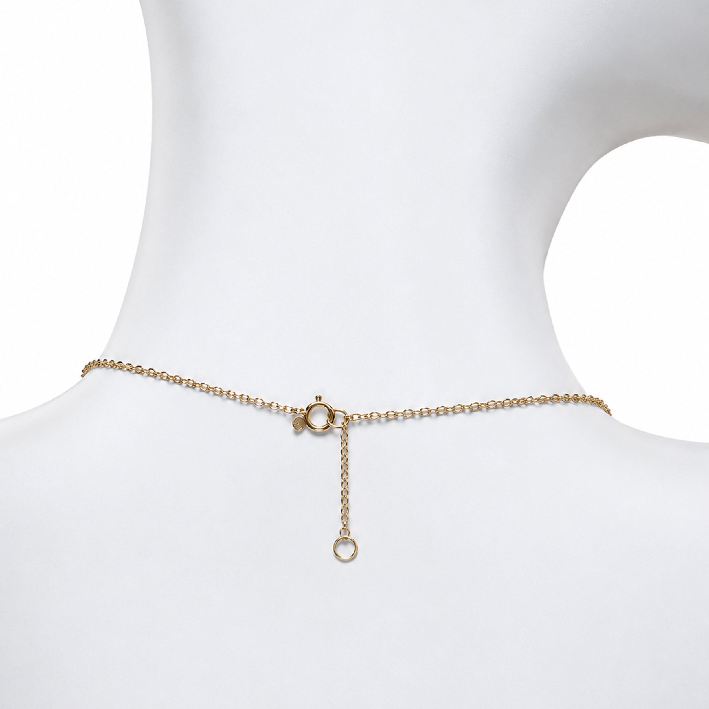 14k Amethyst Cushion Center Cluster Necklace