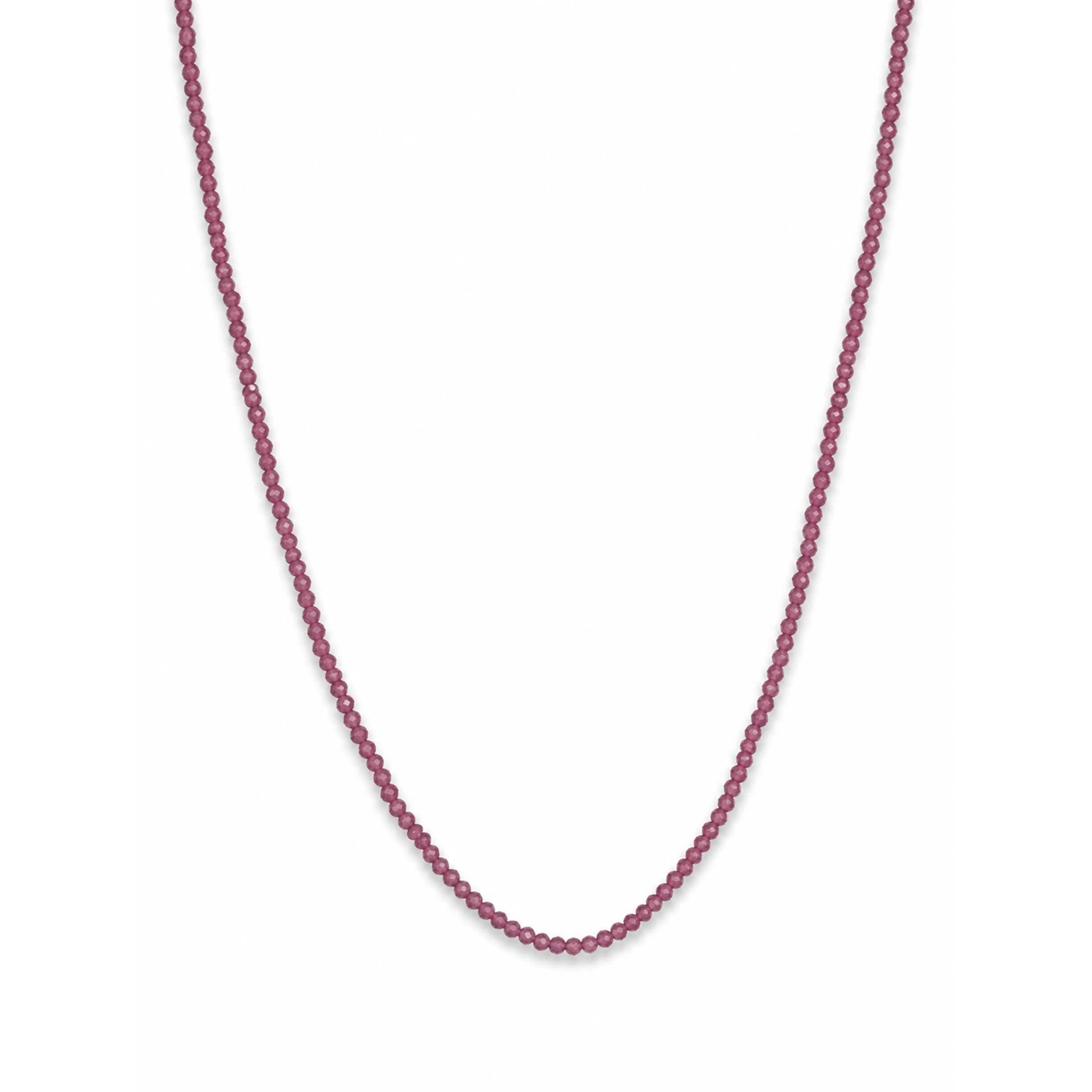 14k Faceted Round Bead Necklace