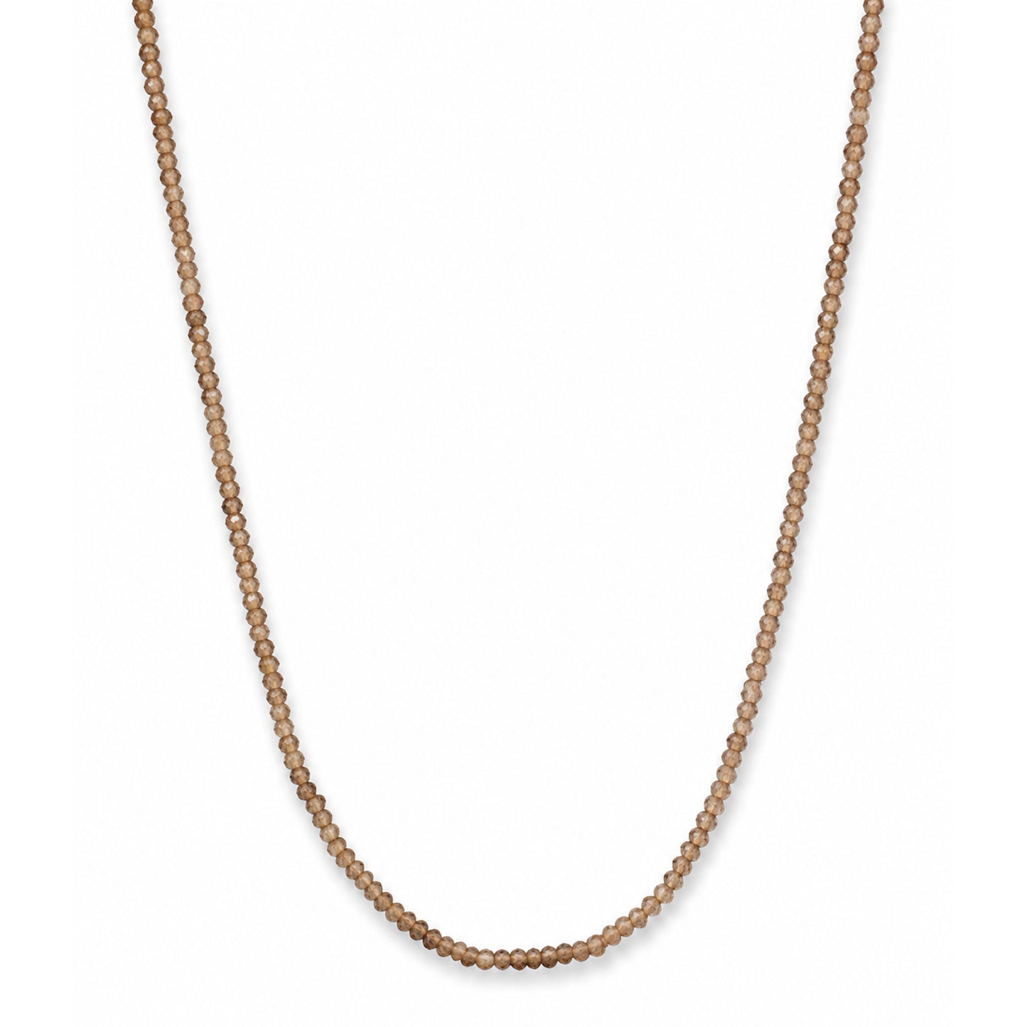 14k Faceted Round Bead Necklace