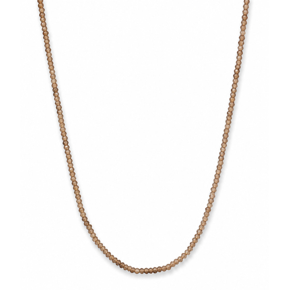 14k Faceted Round Bead Necklace
