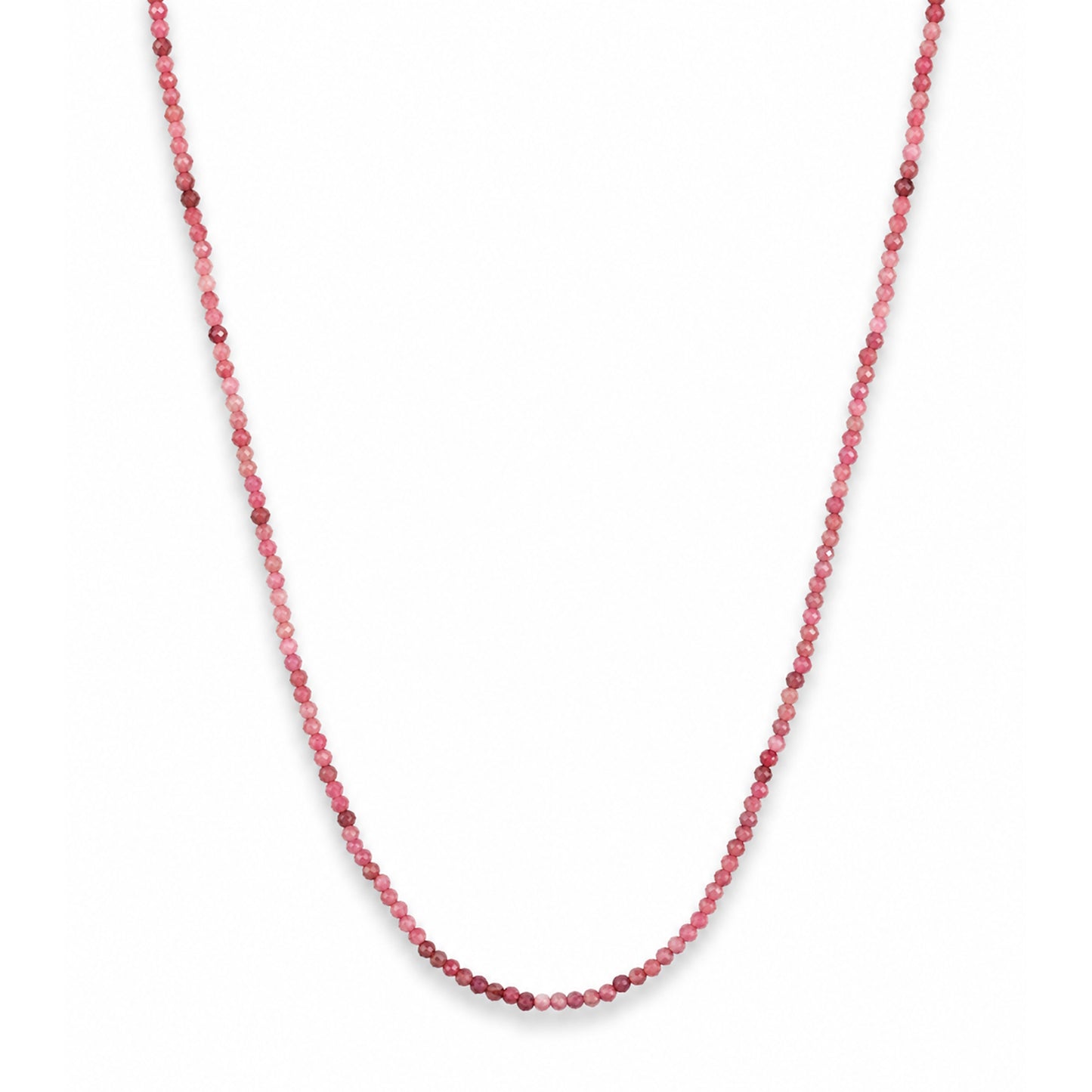 14k Faceted Round Bead Necklace