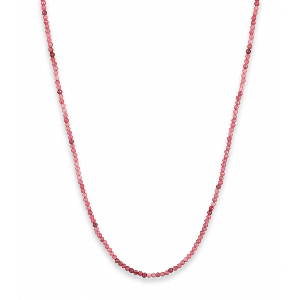 14k Faceted Round Bead Necklace