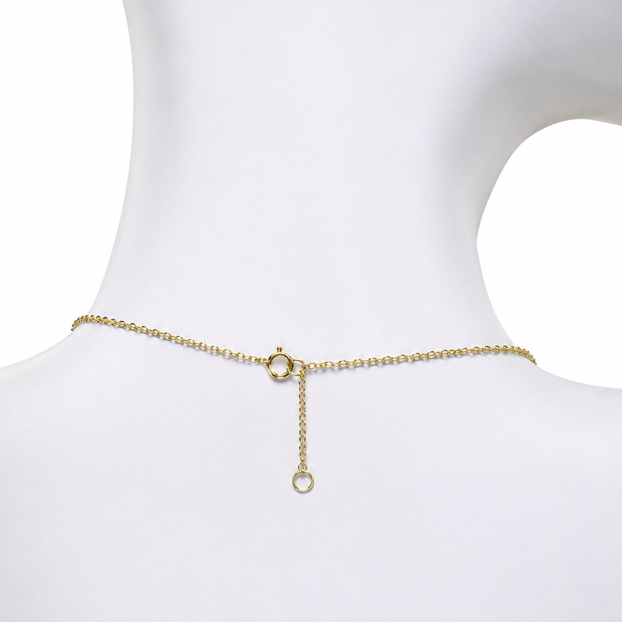 14k Black Spinel or White Pearl Coin Center Cluster Necklace