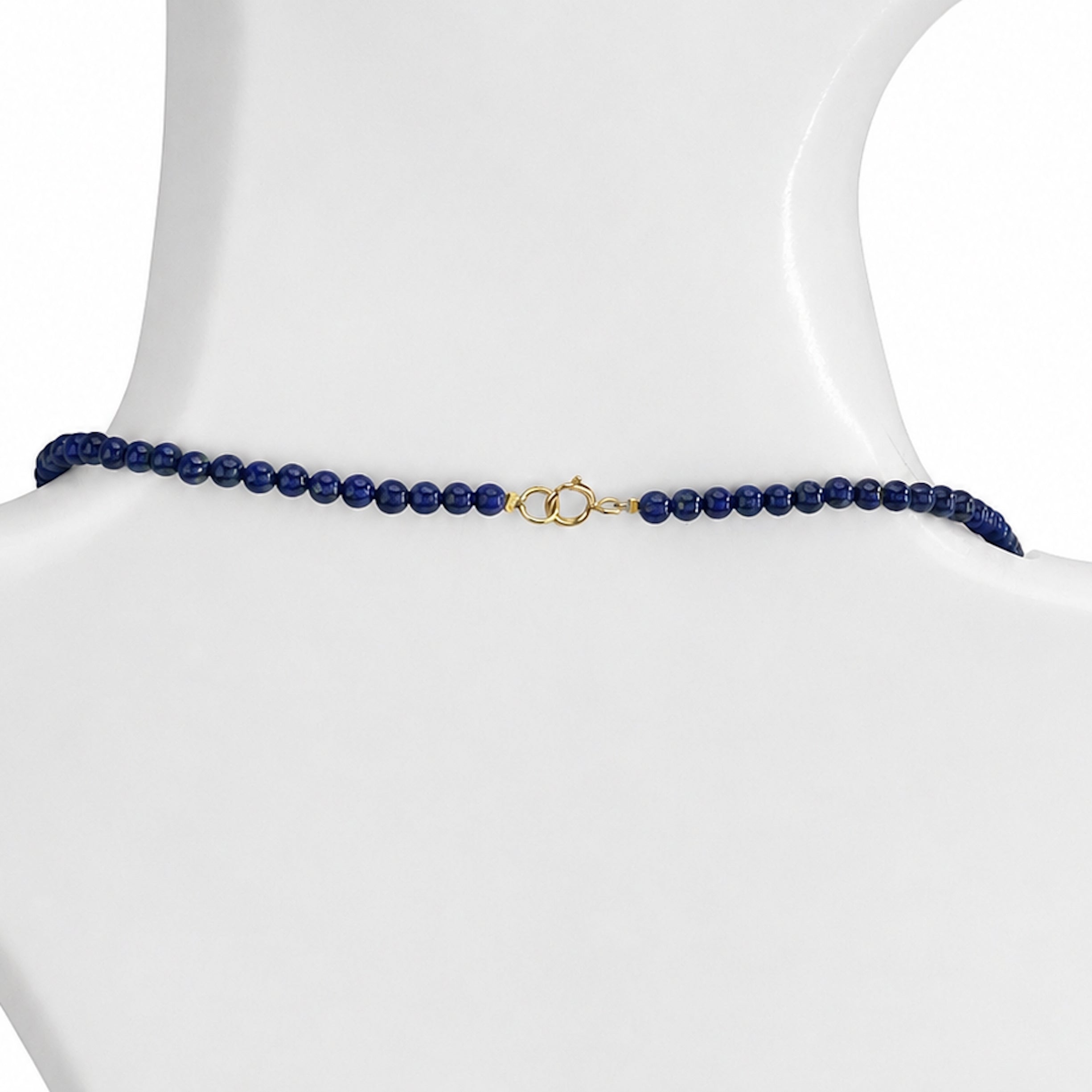 14k Lapis Ball Center Necklace