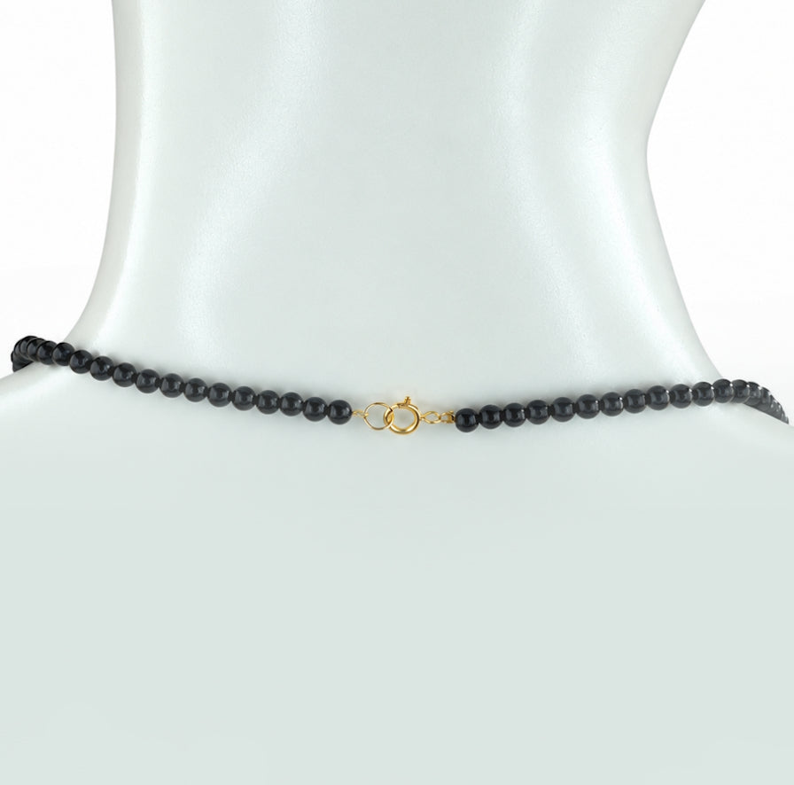 14k Black Onyx Necklace