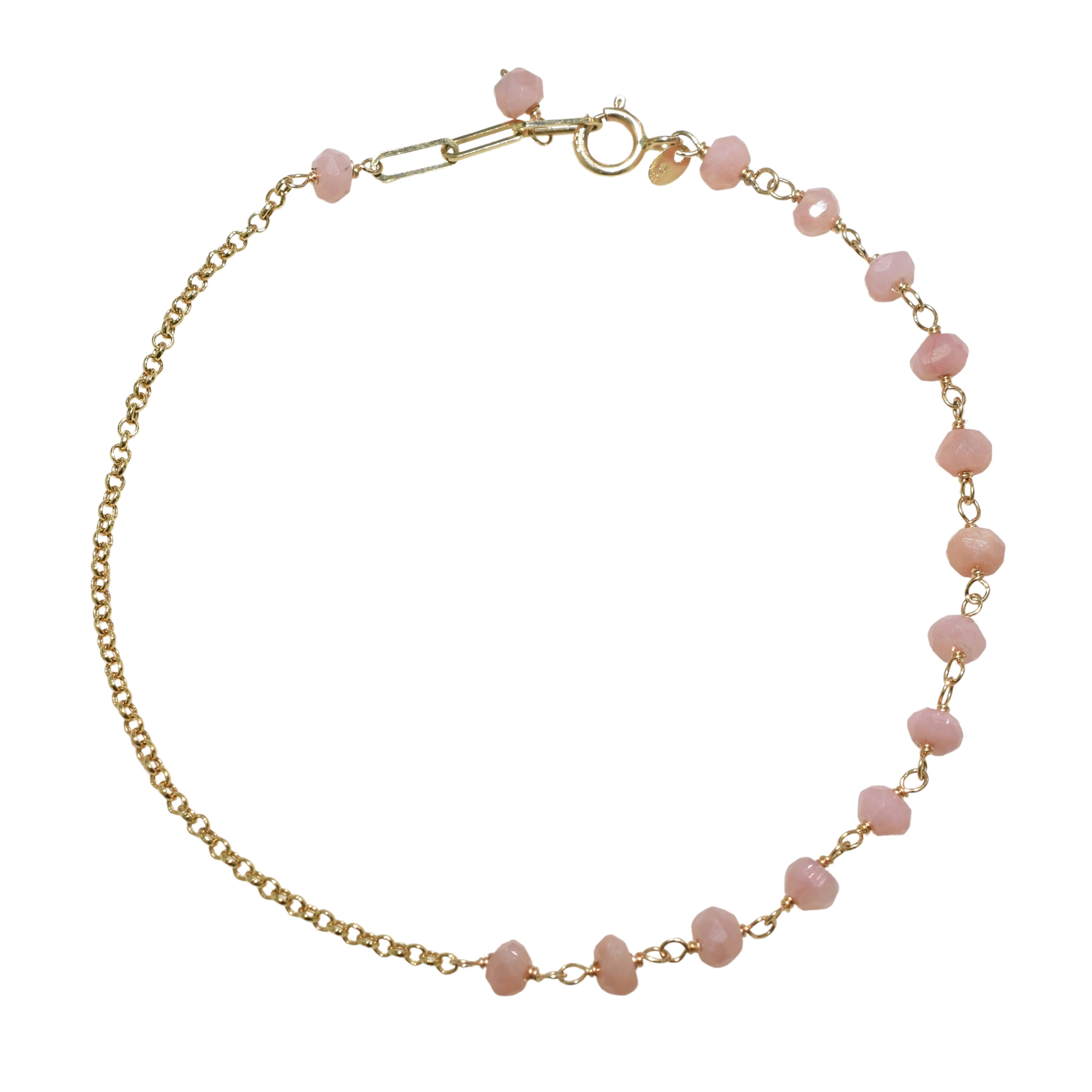 14k Gold Chain Adjustable Bracelet