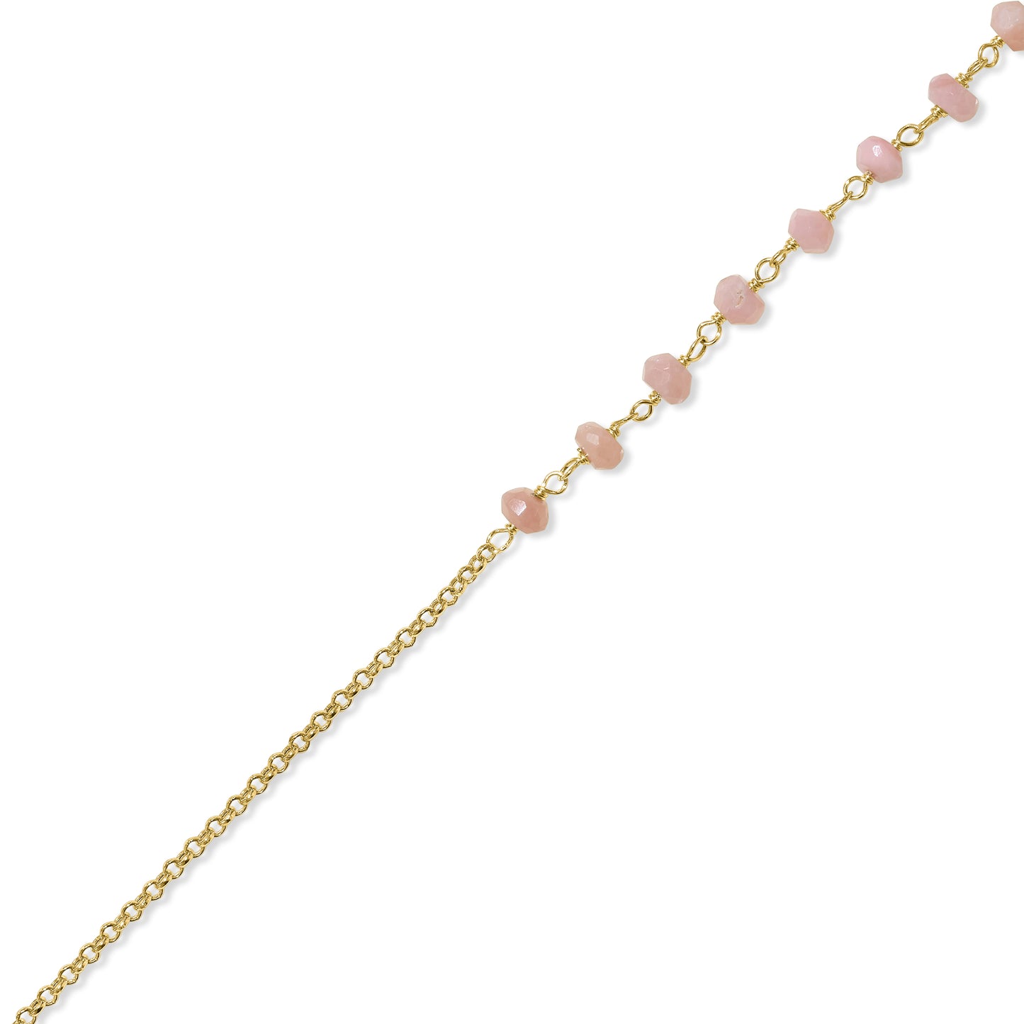 14k Gold Chain Adjustable Bracelet