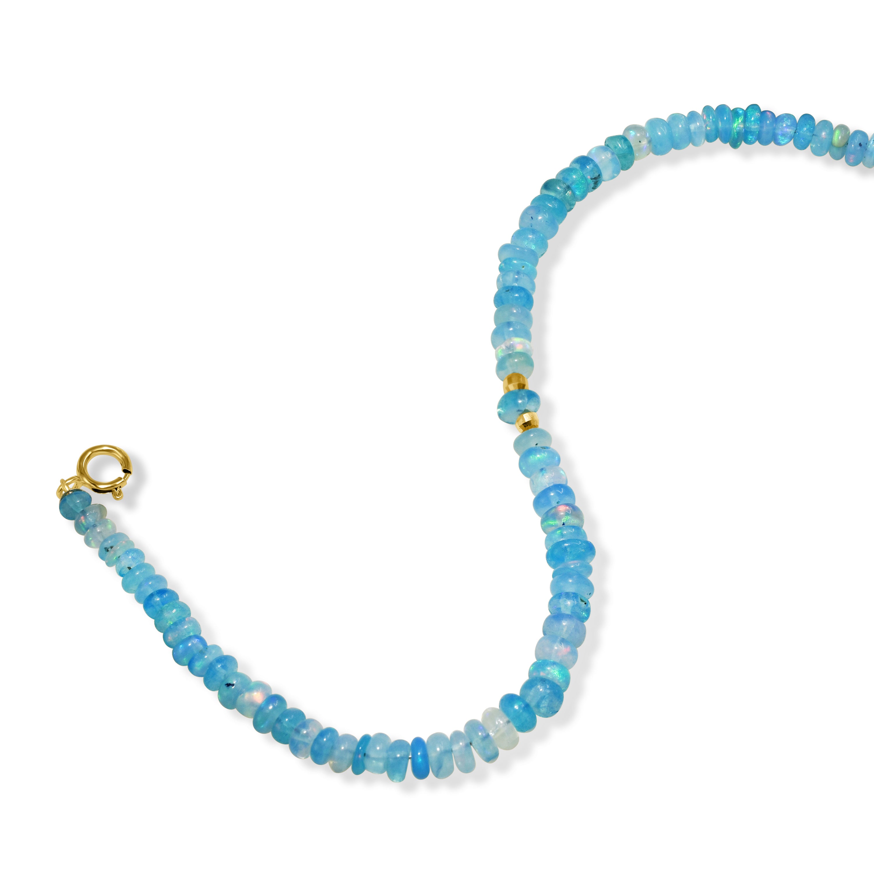 14k Dyed Gold Ball Bracelet